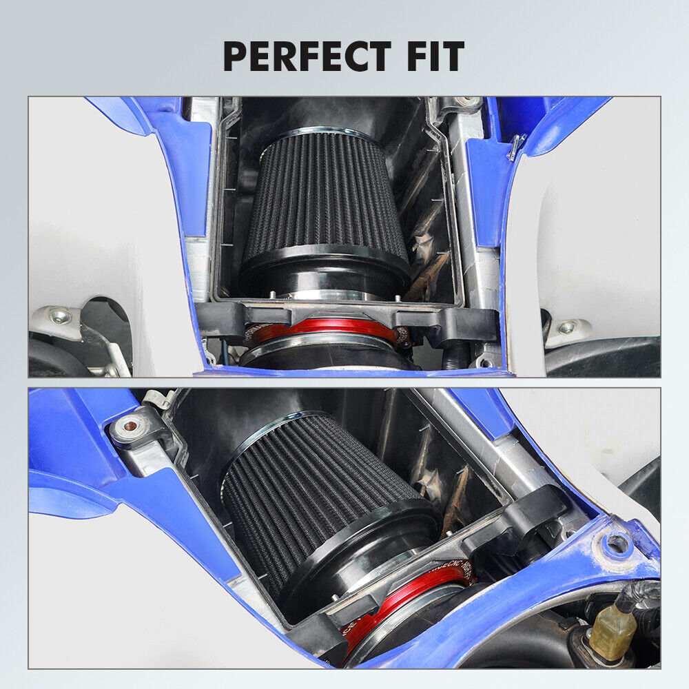 High Flow ATV Luftfiltereinlass mit Adapter Kit für Yamaha YFZ450R