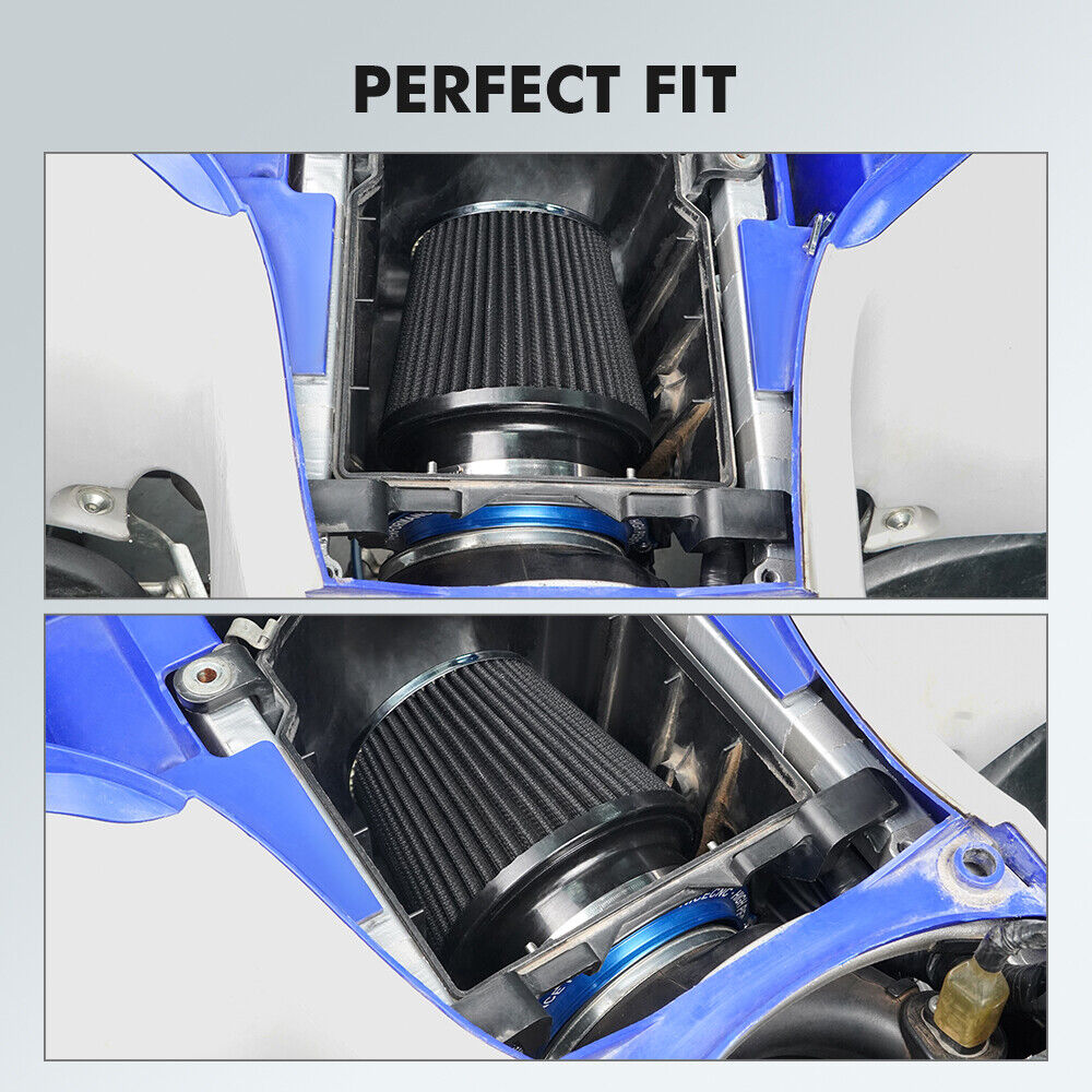 High Flow ATV Luftfiltereinlass mit Adapter Kit für Yamaha YFZ450R