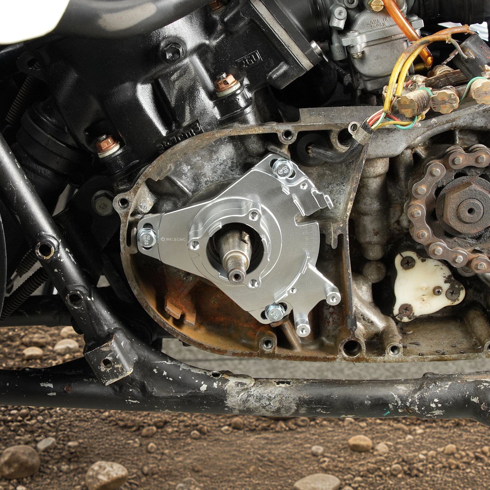 Verstellbare Stator-Zündplatte +/-10 Grad für Yamaha Banshee 350