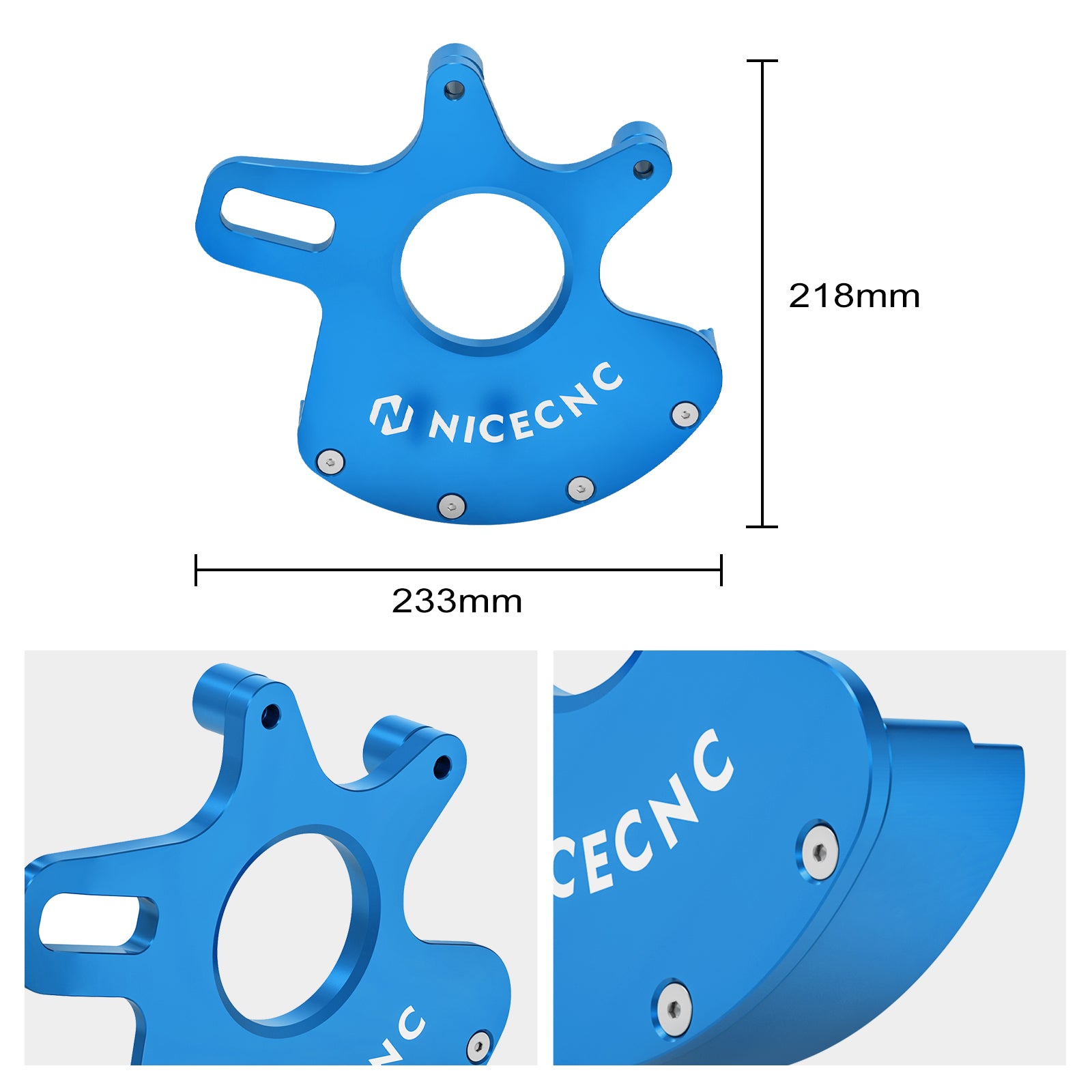 ATV Hinten Bremsscheibe Rotor Abdeckung Schutz Sattel Halterung Für Yamaha Raptor 700 06-12