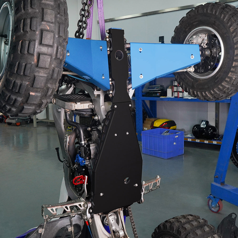 Volle Chassis Glide Schaukel Arm Unterfahrschutz Für YAMAHA YFZ450R 2009-2024