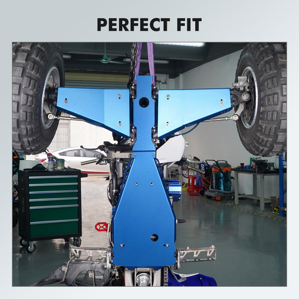 Volle Chassis Glide Schaukel Arm Unterfahrschutz Für YAMAHA YFZ450R 2009-2024