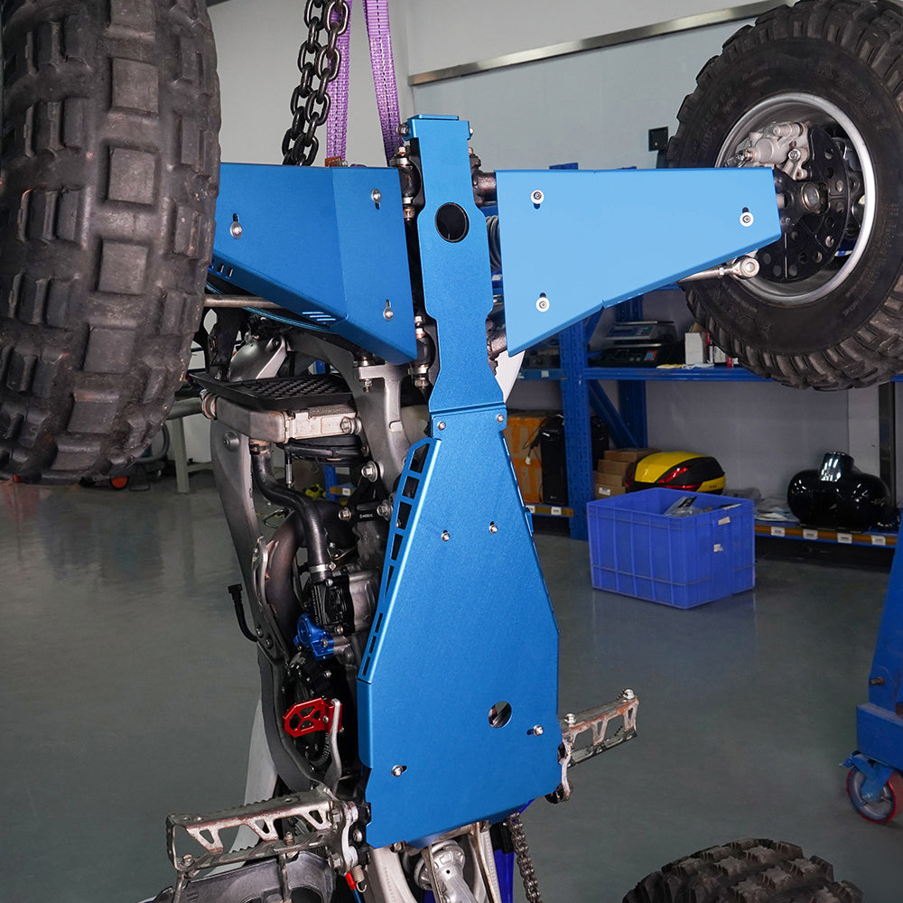 Volle Chassis Glide Schaukel Arm Unterfahrschutz Für YAMAHA YFZ450R 2009-2024