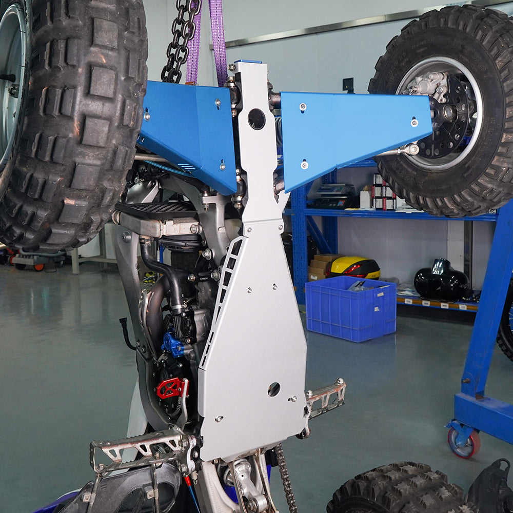 Volle Chassis Glide Schaukel Arm Unterfahrschutz Für YAMAHA YFZ450R 2009-2024