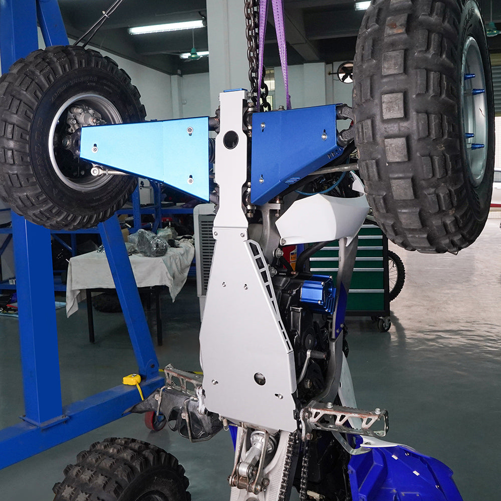 Volle Chassis Glide Schaukel Arm Unterfahrschutz Für YAMAHA YFZ450R 2009-2024