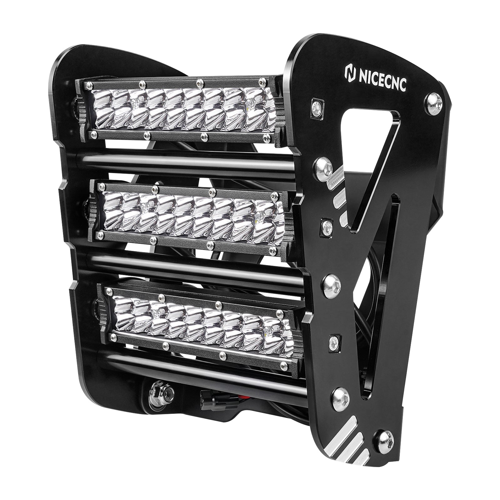 ATV Frontstoßstange mit 60W LED Scheinwerfer Lichtleiste für Yamaha Raptor 700 2013-2024