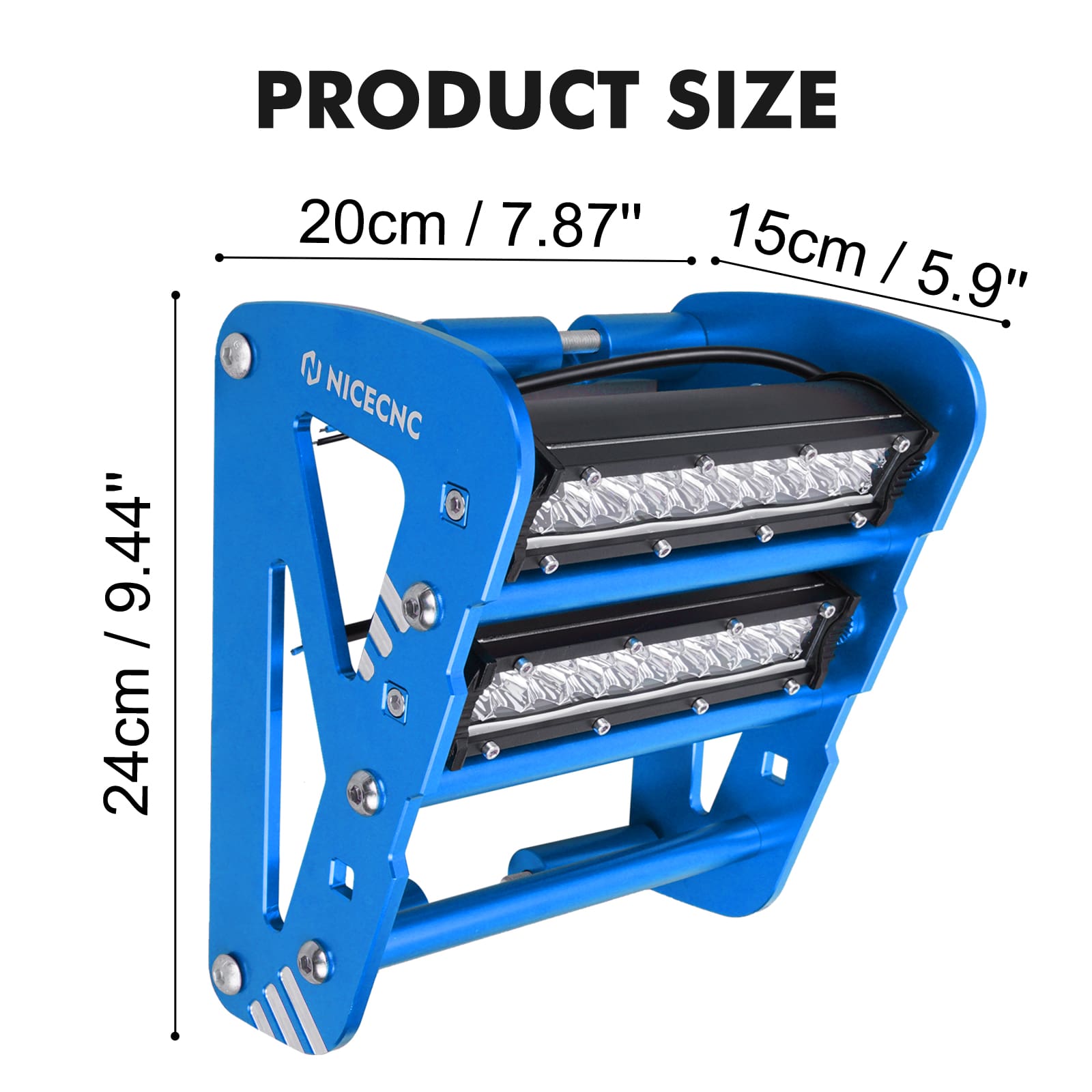 ATV Frontstoßstange Dual Light Bar LED Scheinwerfer Kit für Yamaha YFZ450R