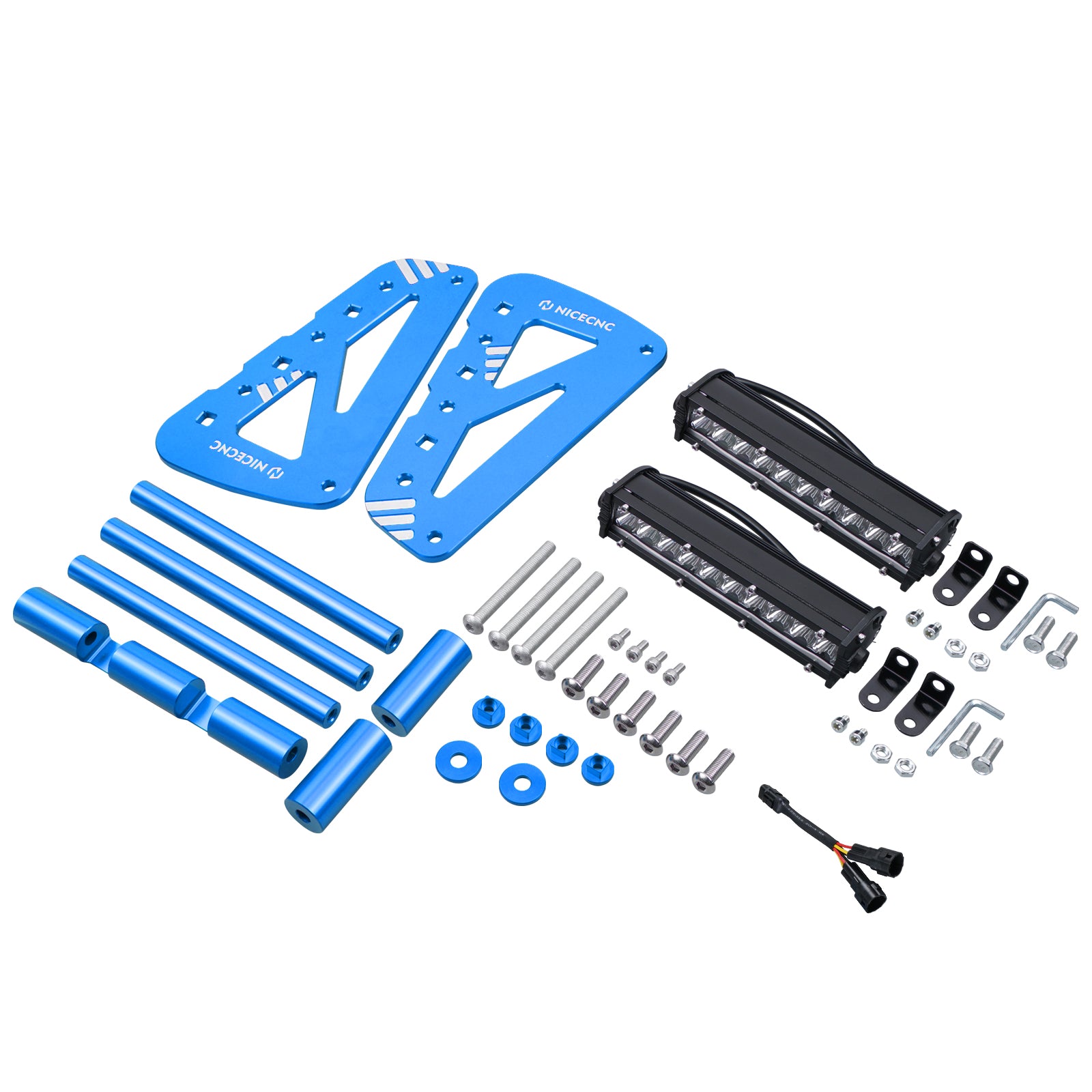 ATV Frontstoßstange Dual Light Bar LED Scheinwerfer Kit für Yamaha YFZ450R