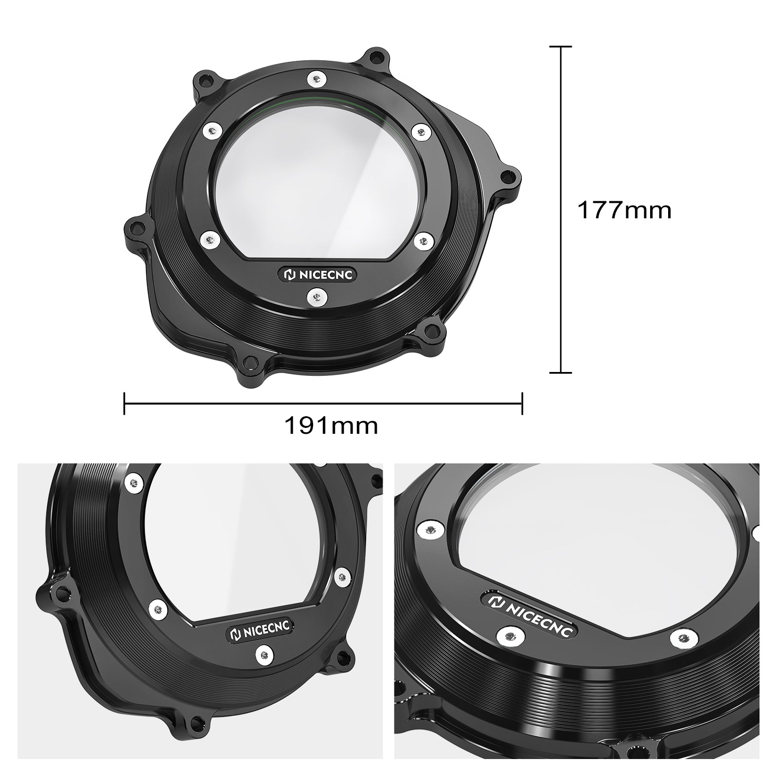 ATV Transparenter Motor-Kupplungsdeckel für Honda TRX450R TRX450ER