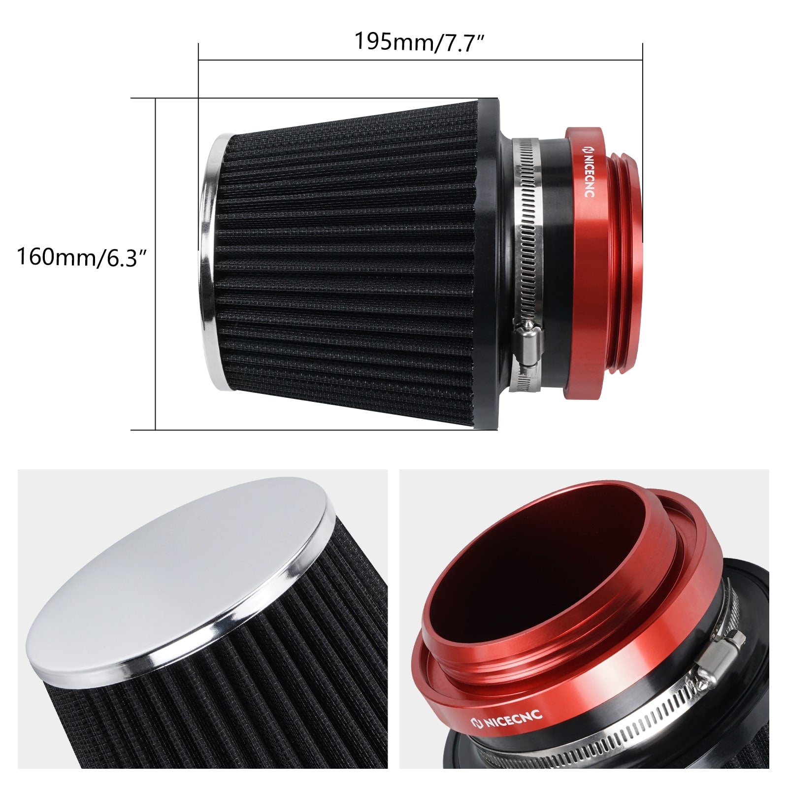 High Flow Luftfilter Ansaug Reiniger Kit Für Honda TRX450R TRX450ER