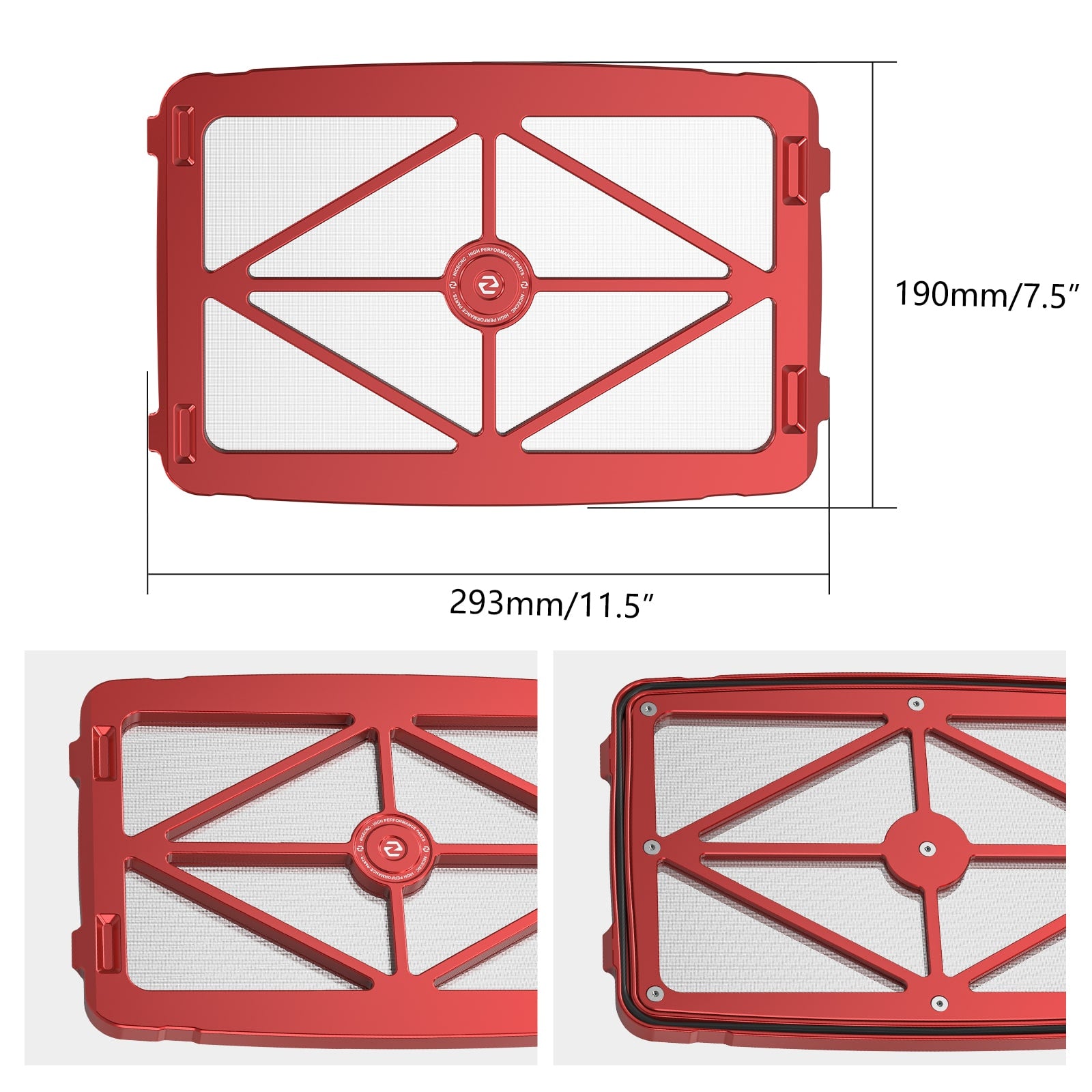 High-Flow Airbox Deckel Abdeckung Luftfilter Gehäuse Fall Abdeckung Für Honda TRX450R TRX450ER