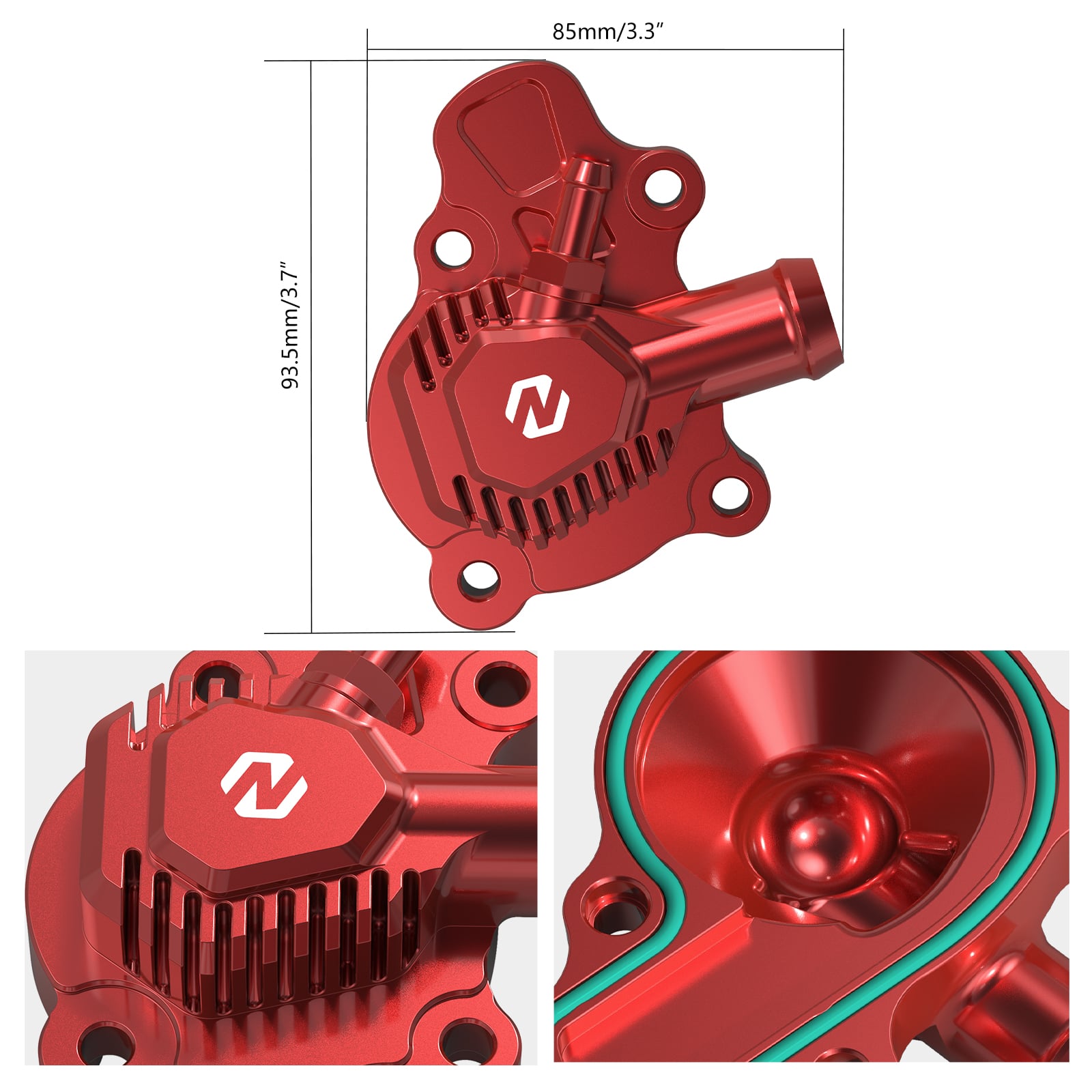 ATV Wasserpumpe Abdeckung Schutz Für Honda TRX450R 06-09 TRX450ER 06-14