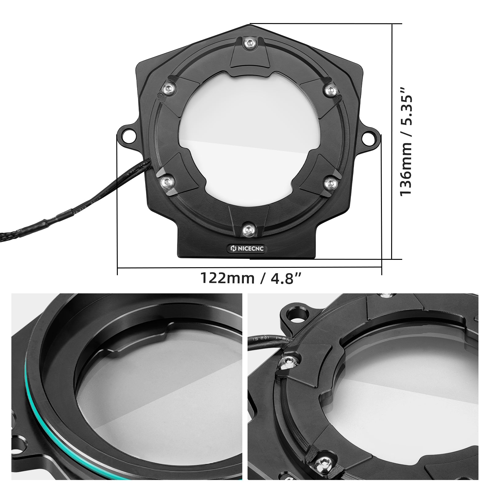 Klare Nockenwellen-Zylinderkopf Abdeckung Für Yamaha Raptor 700 2006-2024