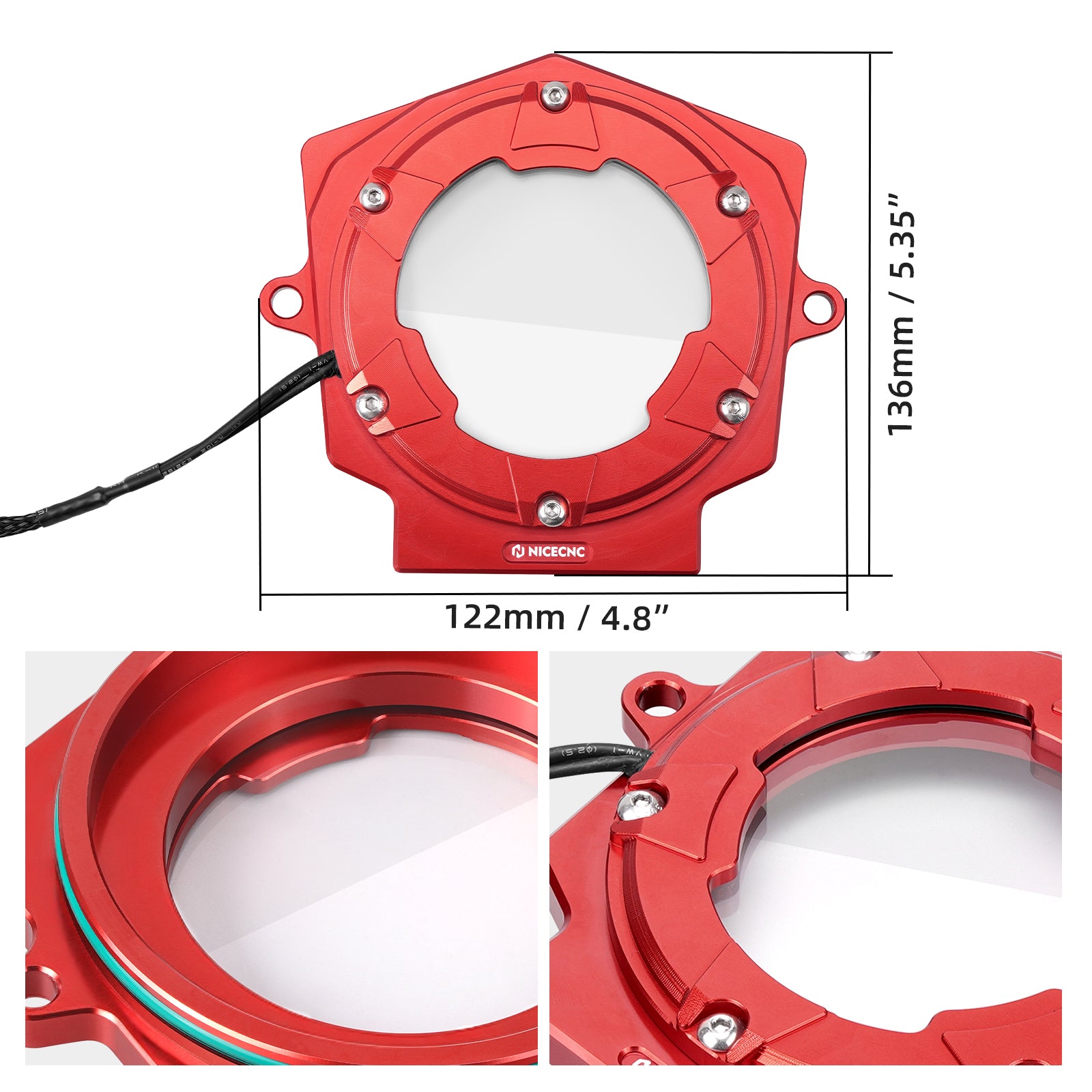 Klare Nockenwellen-Zylinderkopf Abdeckung Für Yamaha Raptor 700 2006-2024