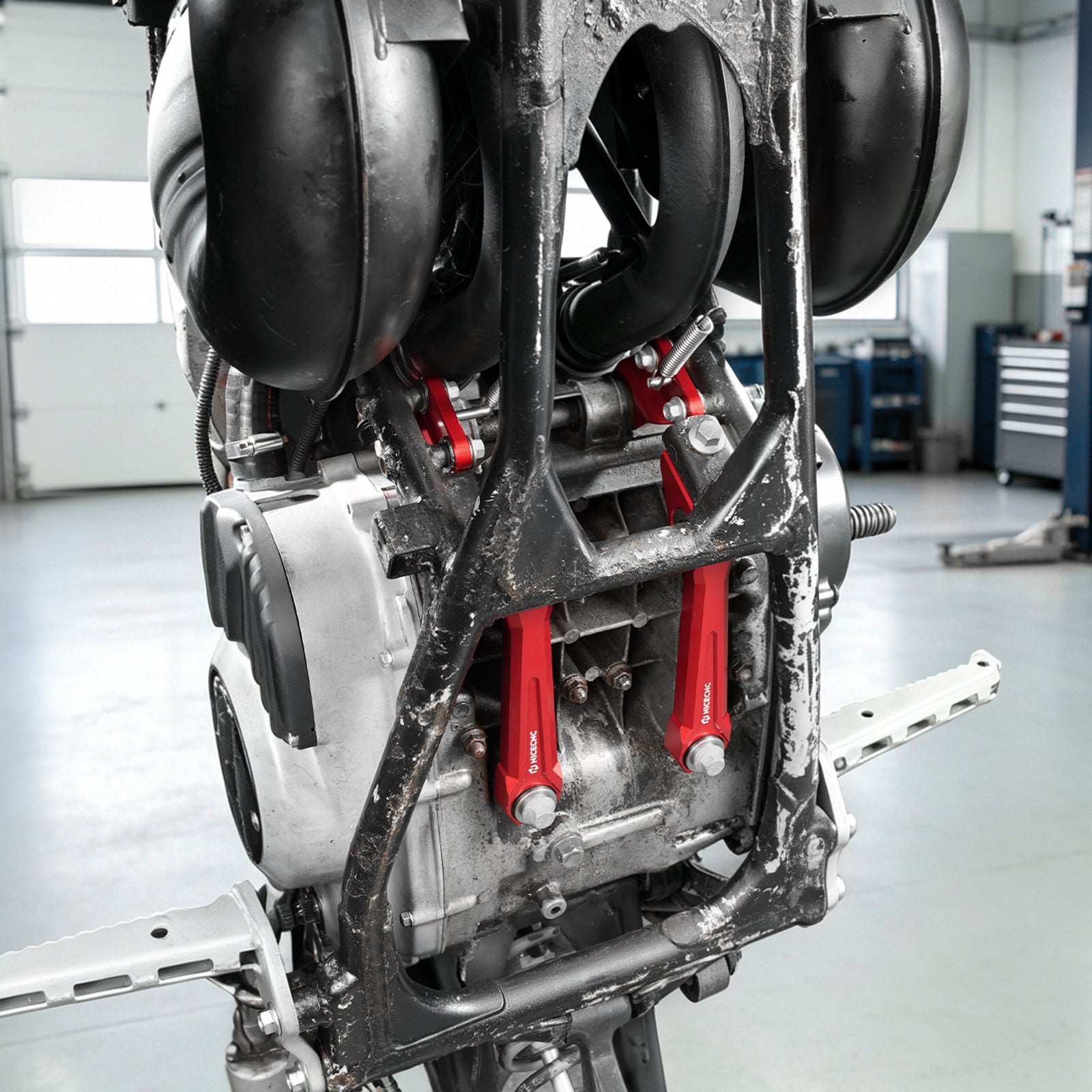 Untere Motorhalterung / Motorstrebe für Yamaha Banshee 350