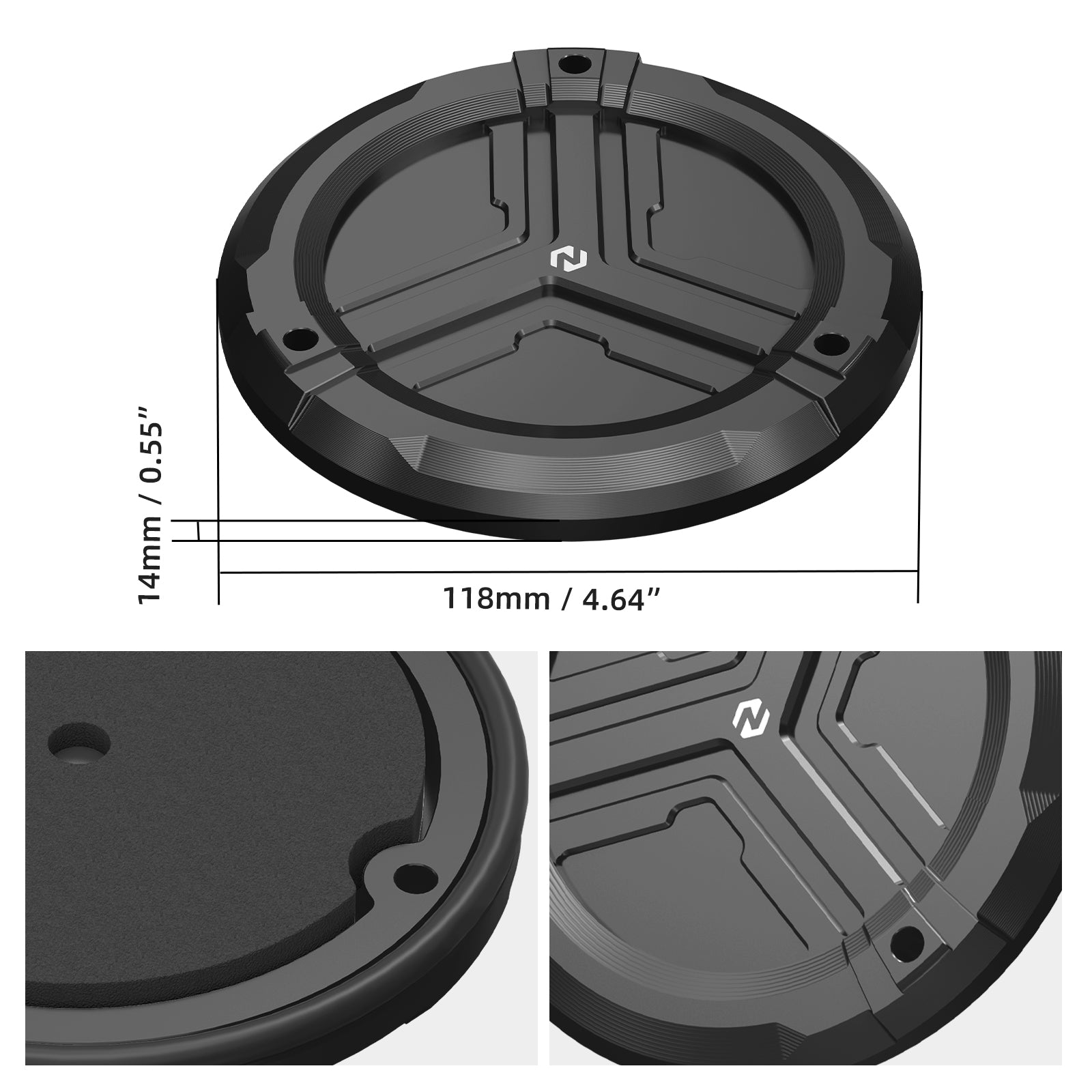 ATV-Kupplungsdeckeleinsatz mit Dämpfungspolster für Yamaha Banshee 350 1987-2006