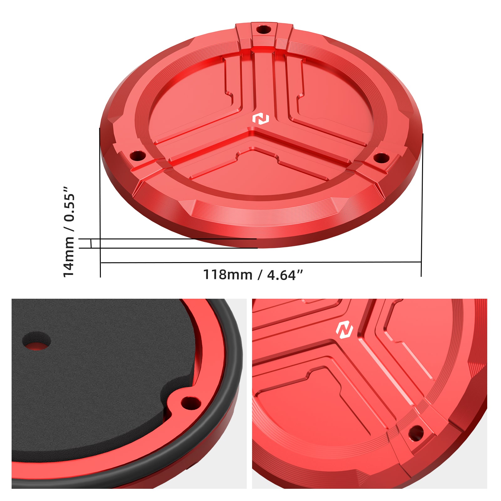 ATV-Kupplungsdeckeleinsatz mit Dämpfungspolster für Yamaha Banshee 350 1987-2006