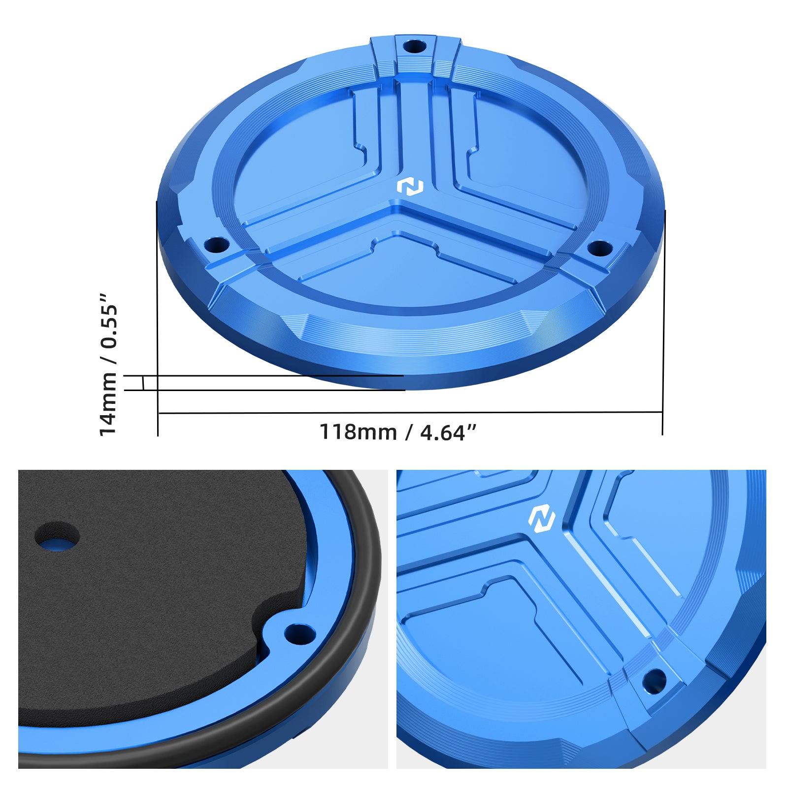 ATV-Kupplungsdeckeleinsatz mit Dämpfungspolster für Yamaha Banshee 350 1987-2006