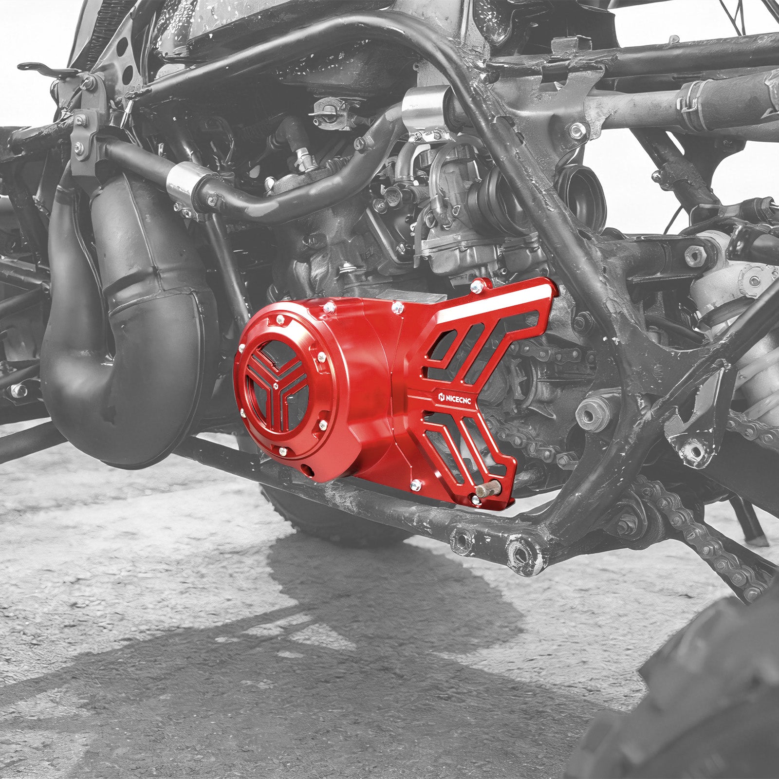 ATV Motor-Statorabdeckung für Yamaha Banshee 350 1987–2006