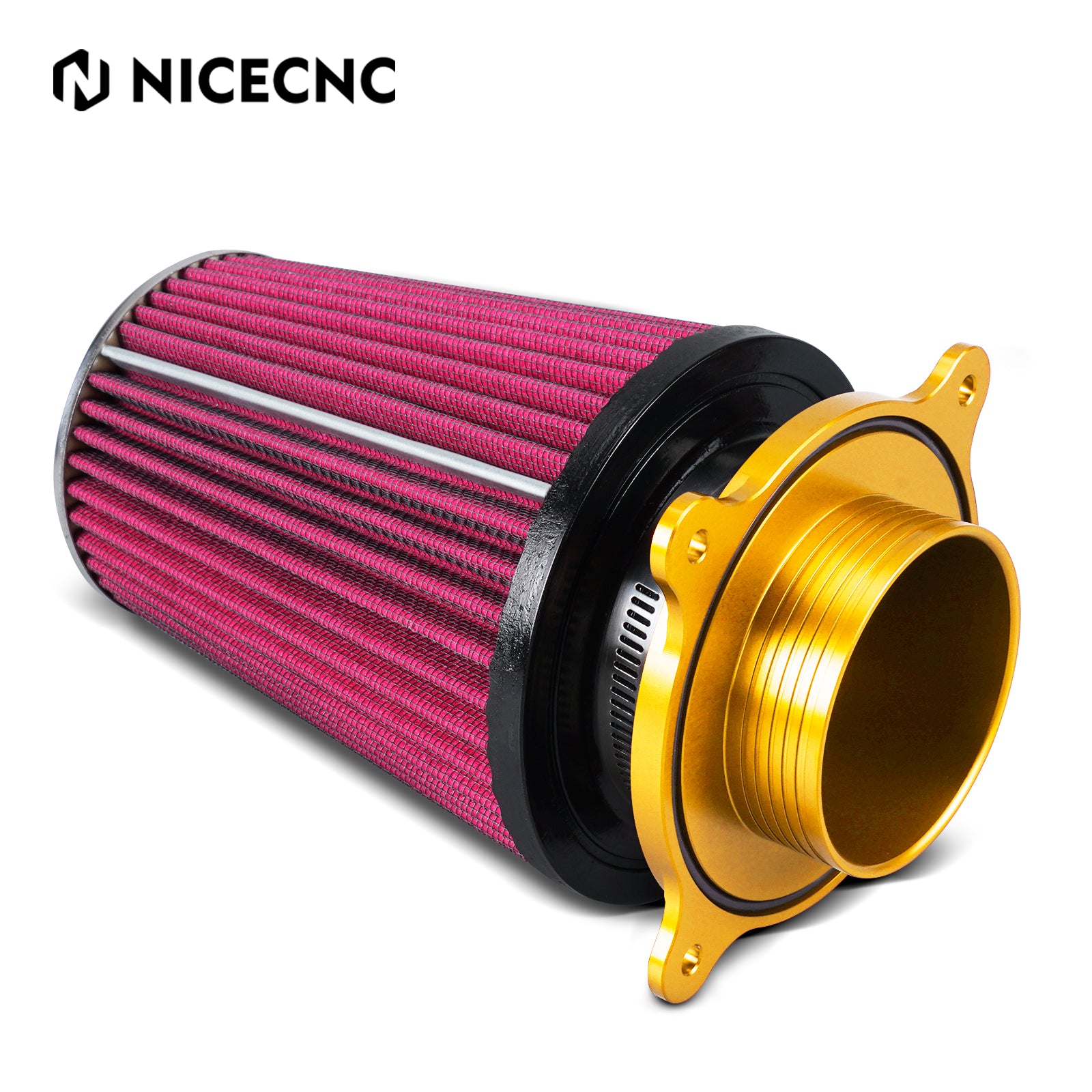 ATV Luftfiltereinlass mit Halter Adapter für Yamaha Raptor 700 2006-2024