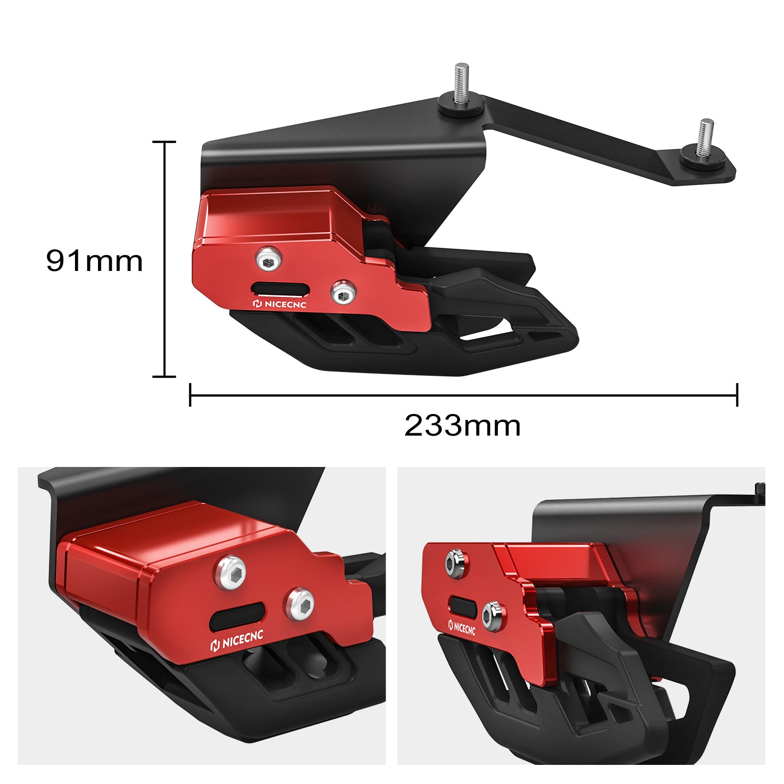 ATV Hinten Schwinge Kette Guide Slider Für Yamaha YFZ450R