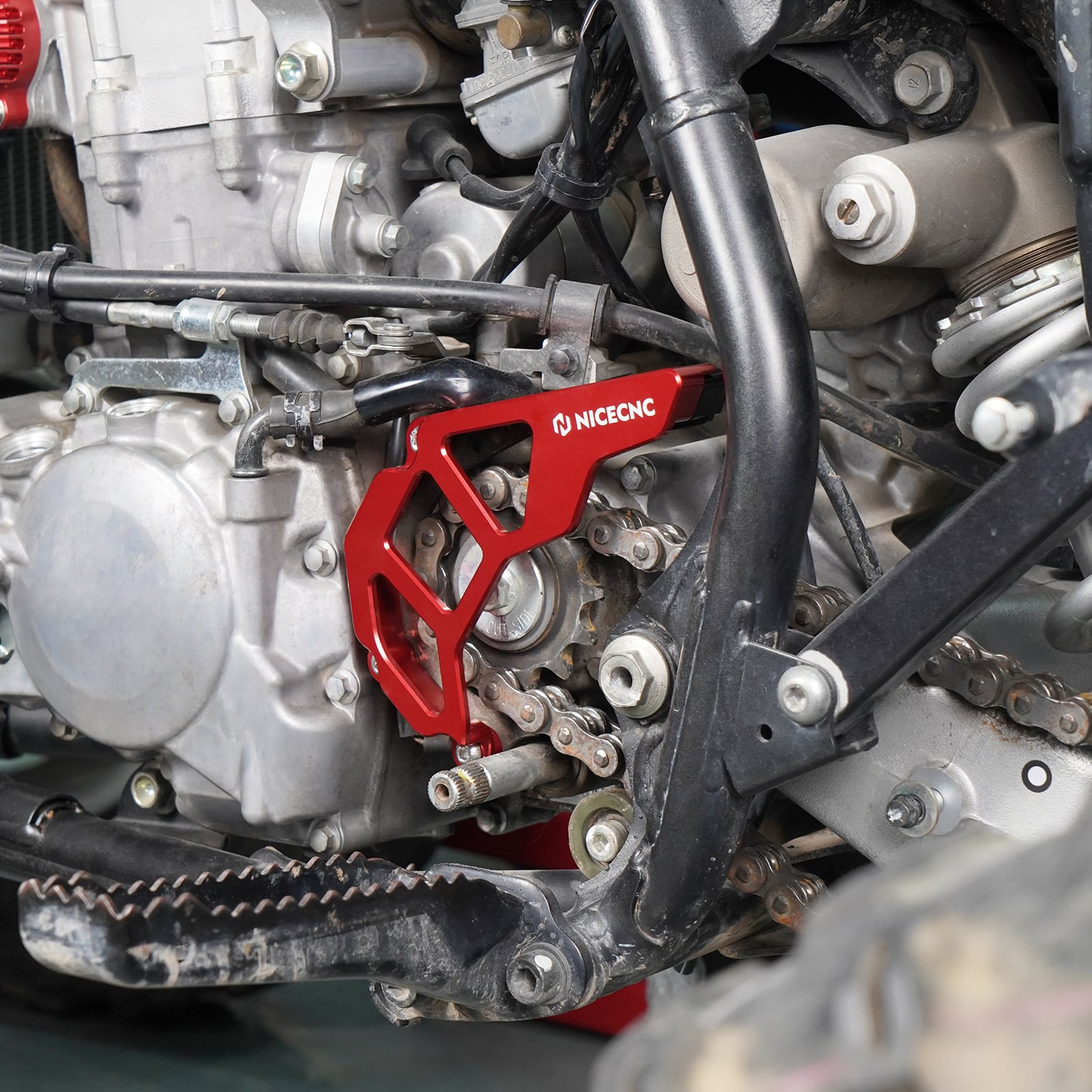 Motor Kette Ritzel Abdeckung Fall Saver Für Honda TRX450R TRX450ER