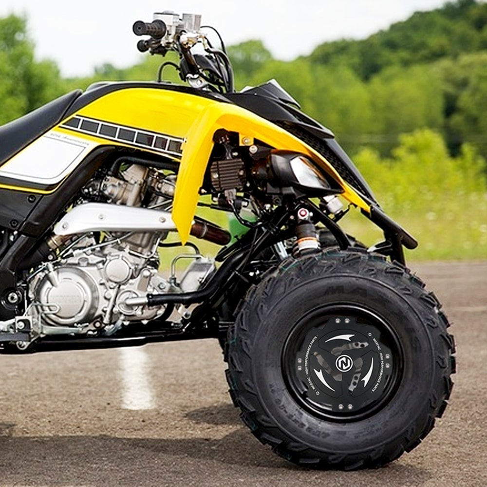 Radnabenabdeckungen vorne und hinten für Yamaha Raptor 700 YFZ450R