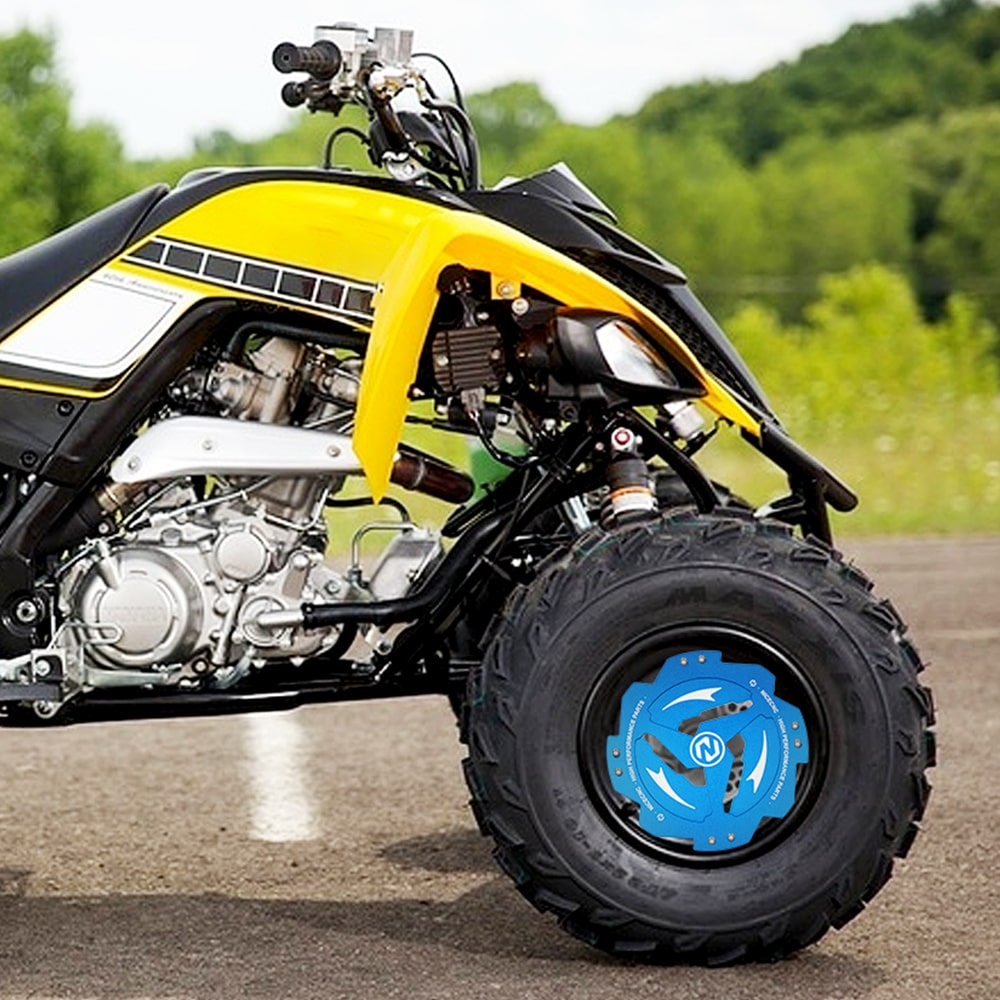 Radnabenabdeckungen vorne und hinten für Yamaha Raptor 700 YFZ450R