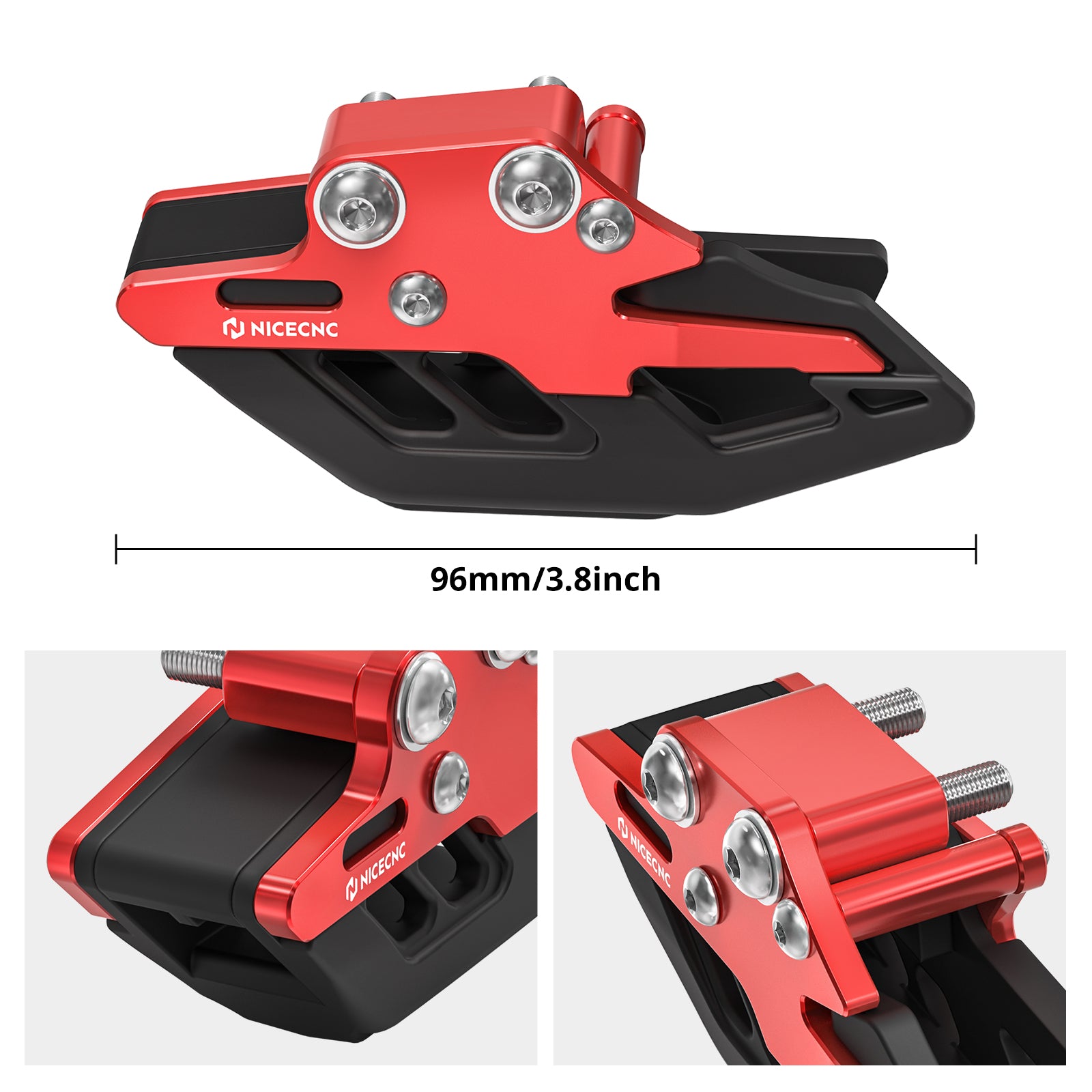 ATV-Kettenhalterung-Führungsschieber-Kit für Yamaha Banshee 350 1987-2006