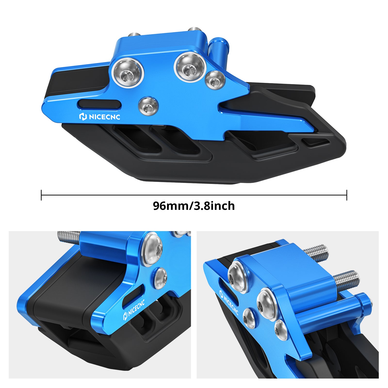 ATV-Kettenhalterung-Führungsschieber-Kit für Yamaha Banshee 350 1987-2006