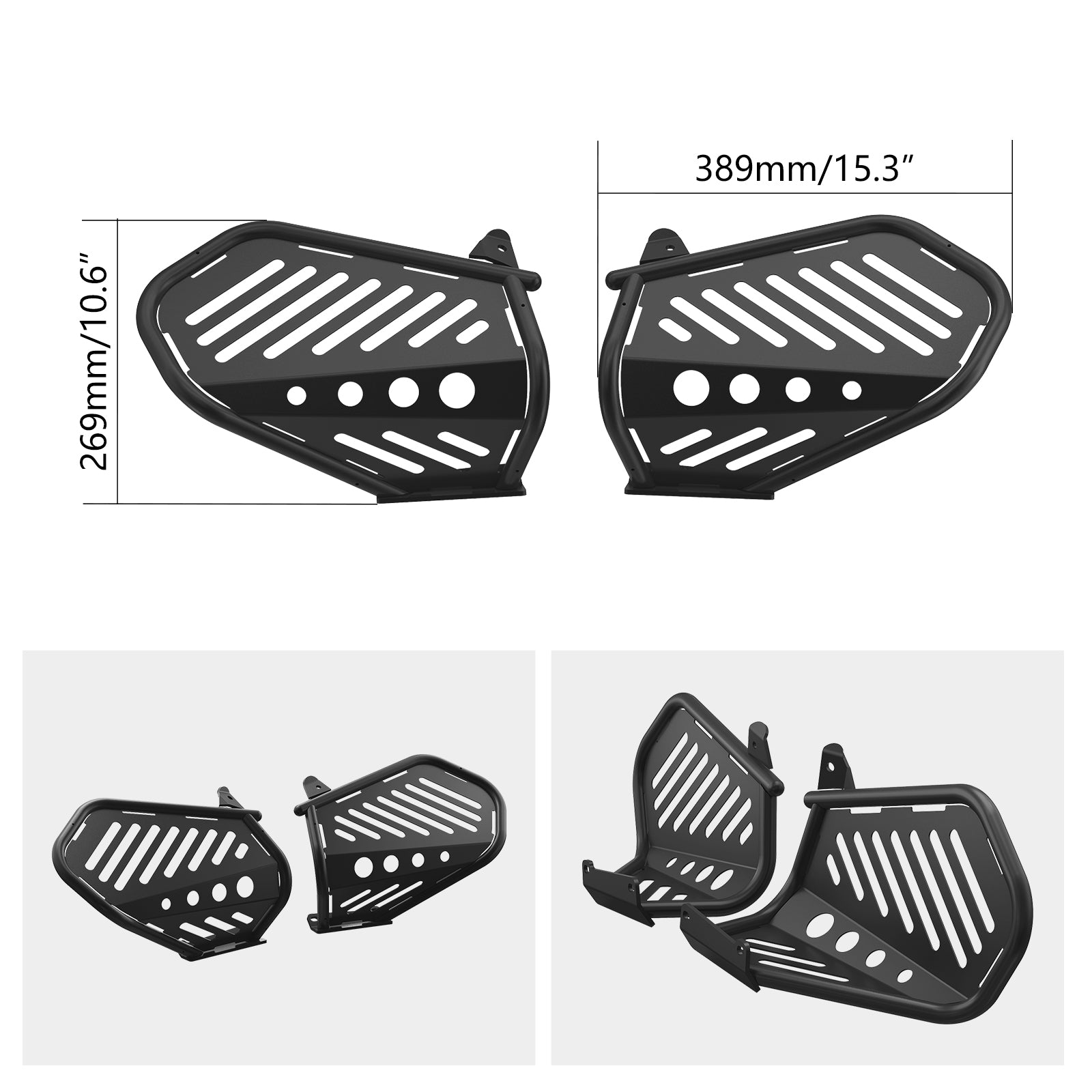 Paar ATV Fersenschützer Für Yamaha Raptor 700 / 700R 2013-2024