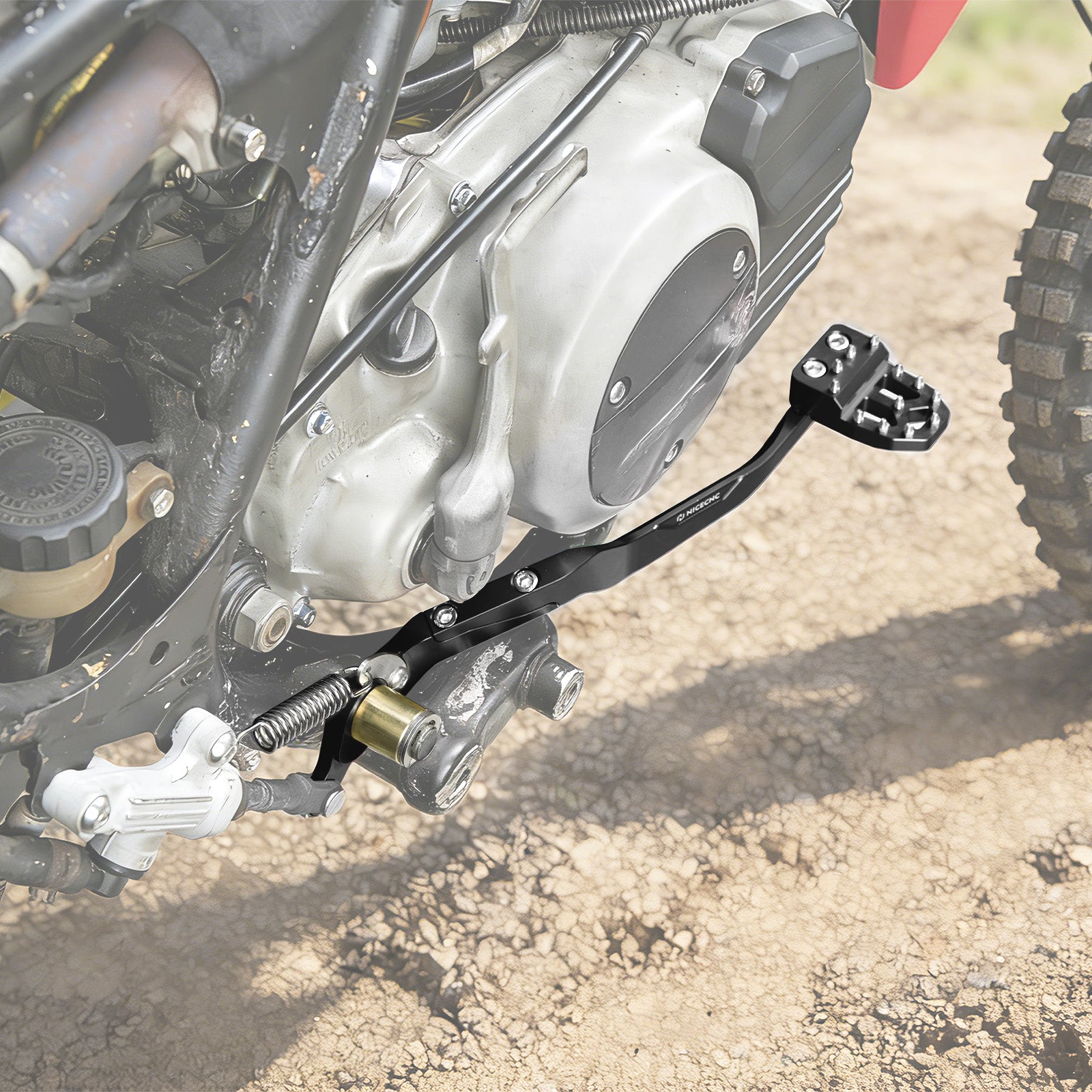Verstellbarer Hinterrad-Fußbremshebel für Yamaha Banshee 350 1987–2006