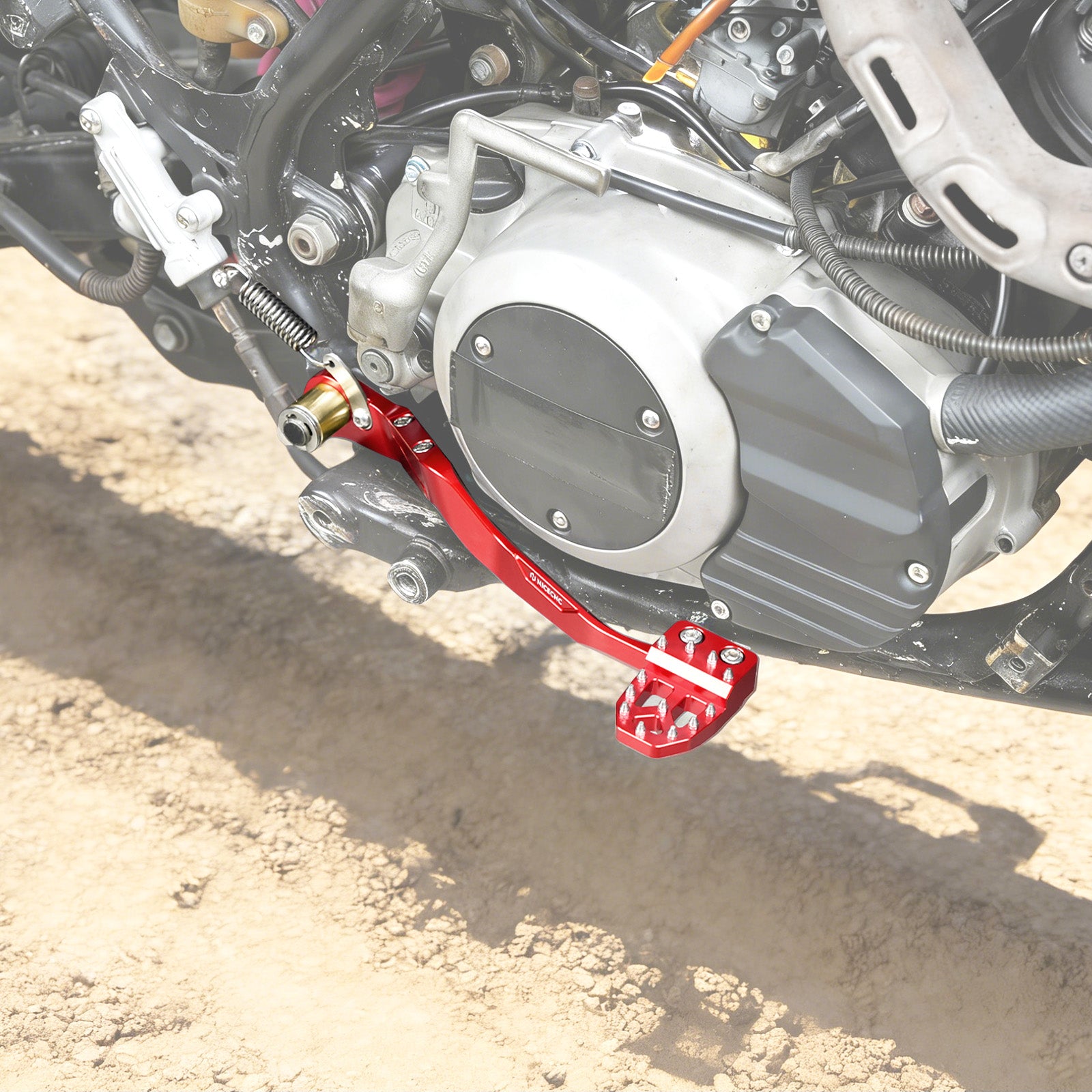 Verstellbarer Hinterrad-Fußbremshebel für Yamaha Banshee 350 1987–2006