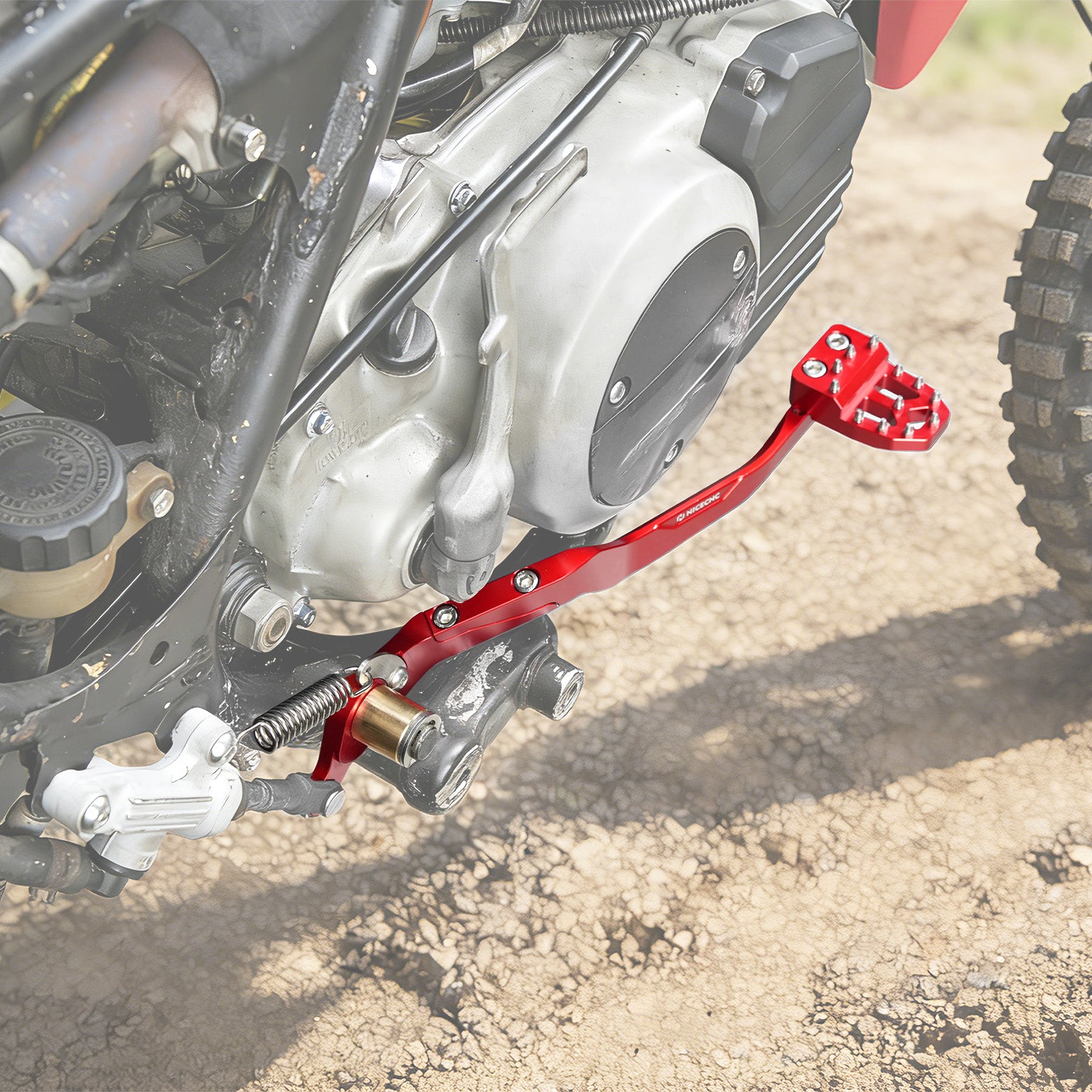 Verstellbarer Hinterrad-Fußbremshebel für Yamaha Banshee 350 1987–2006
