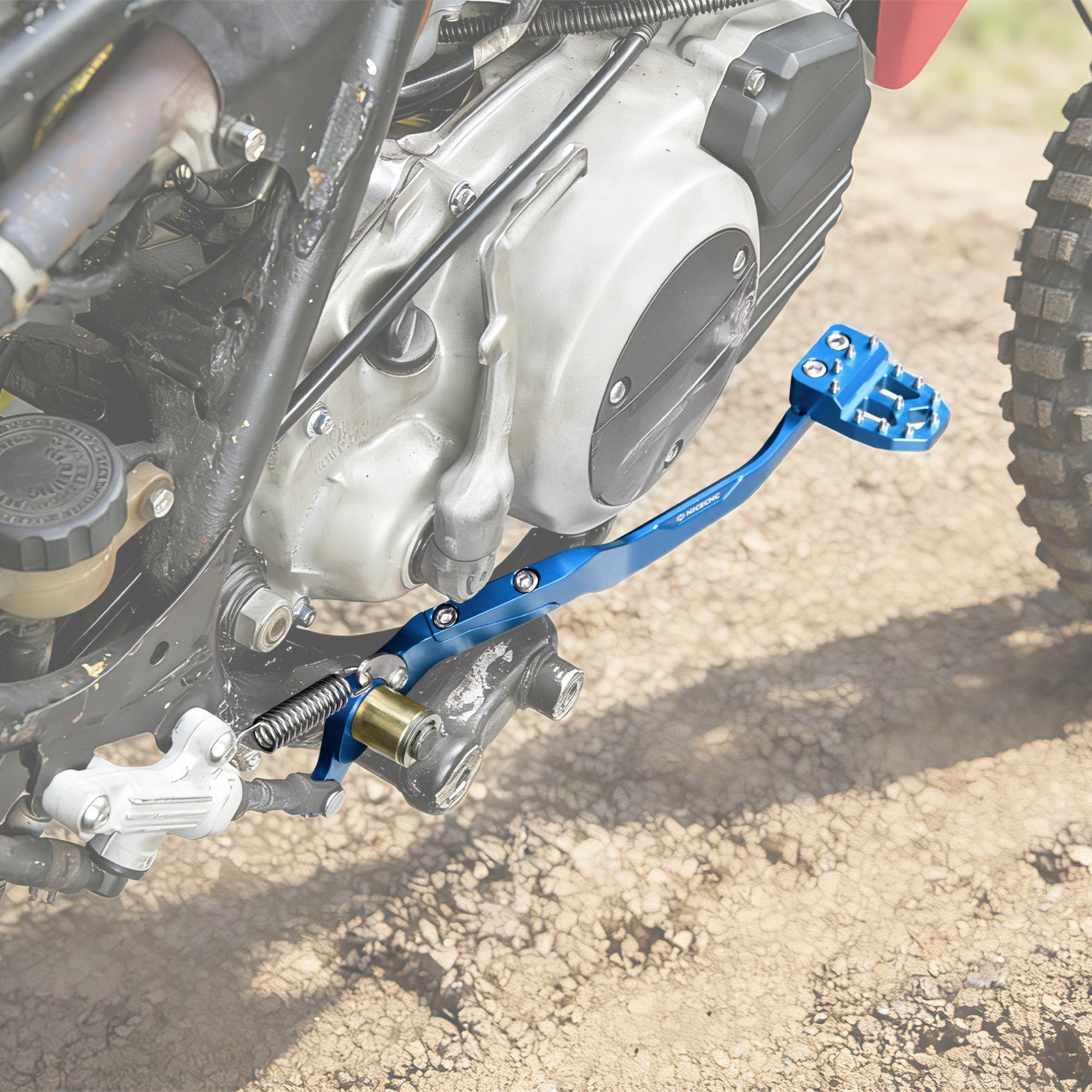 Verstellbarer Hinterrad-Fußbremshebel für Yamaha Banshee 350 1987–2006
