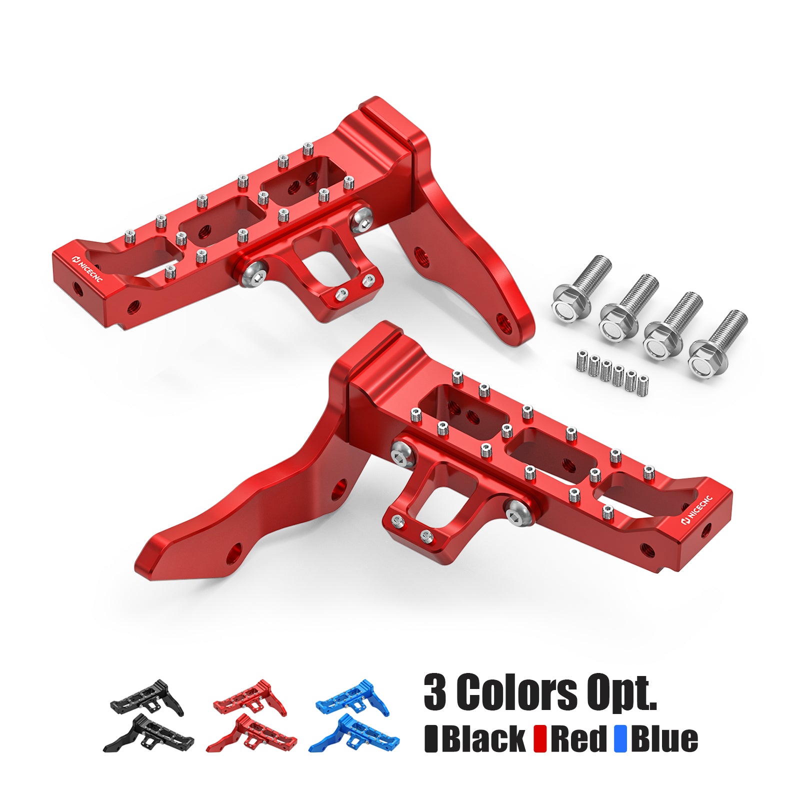 Verlängerte, breitere Fußrasten/Pedale für Yamaha Banshee 350 (1987–2006)