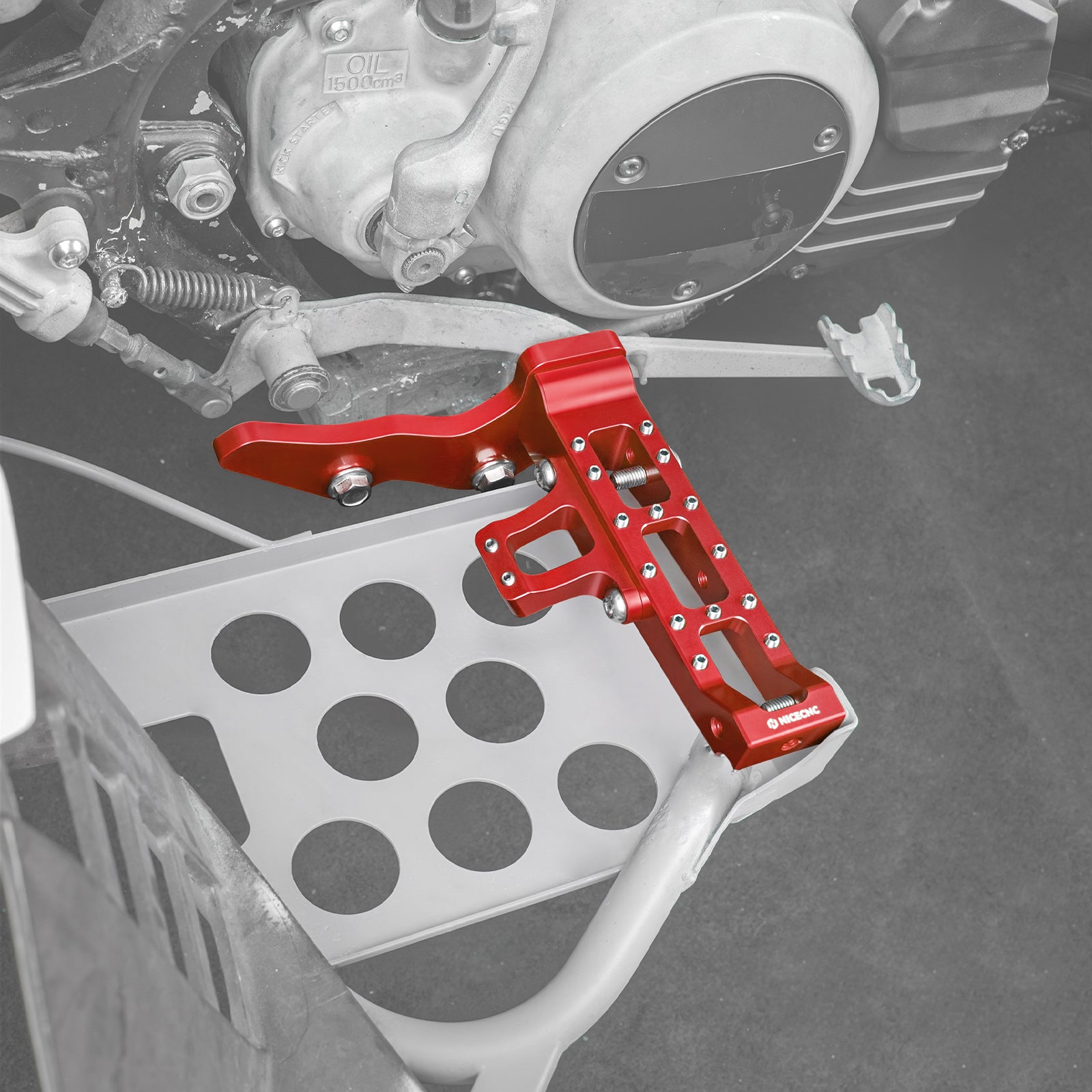 Verlängerte, breitere Fußrasten/Pedale für Yamaha Banshee 350 (1987–2006)