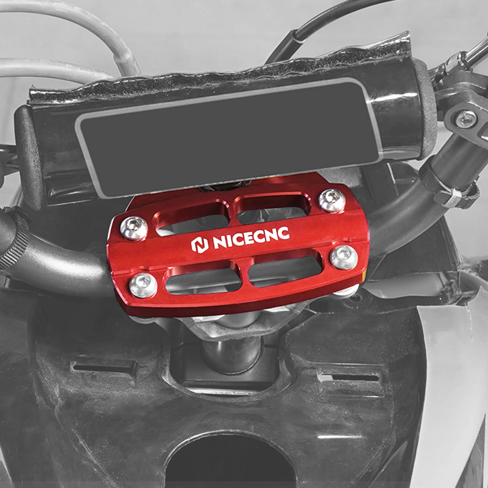 ATV-Lenkerklemme mit Schlüsselschutz für Yamaha Raptor 700 2006-2023