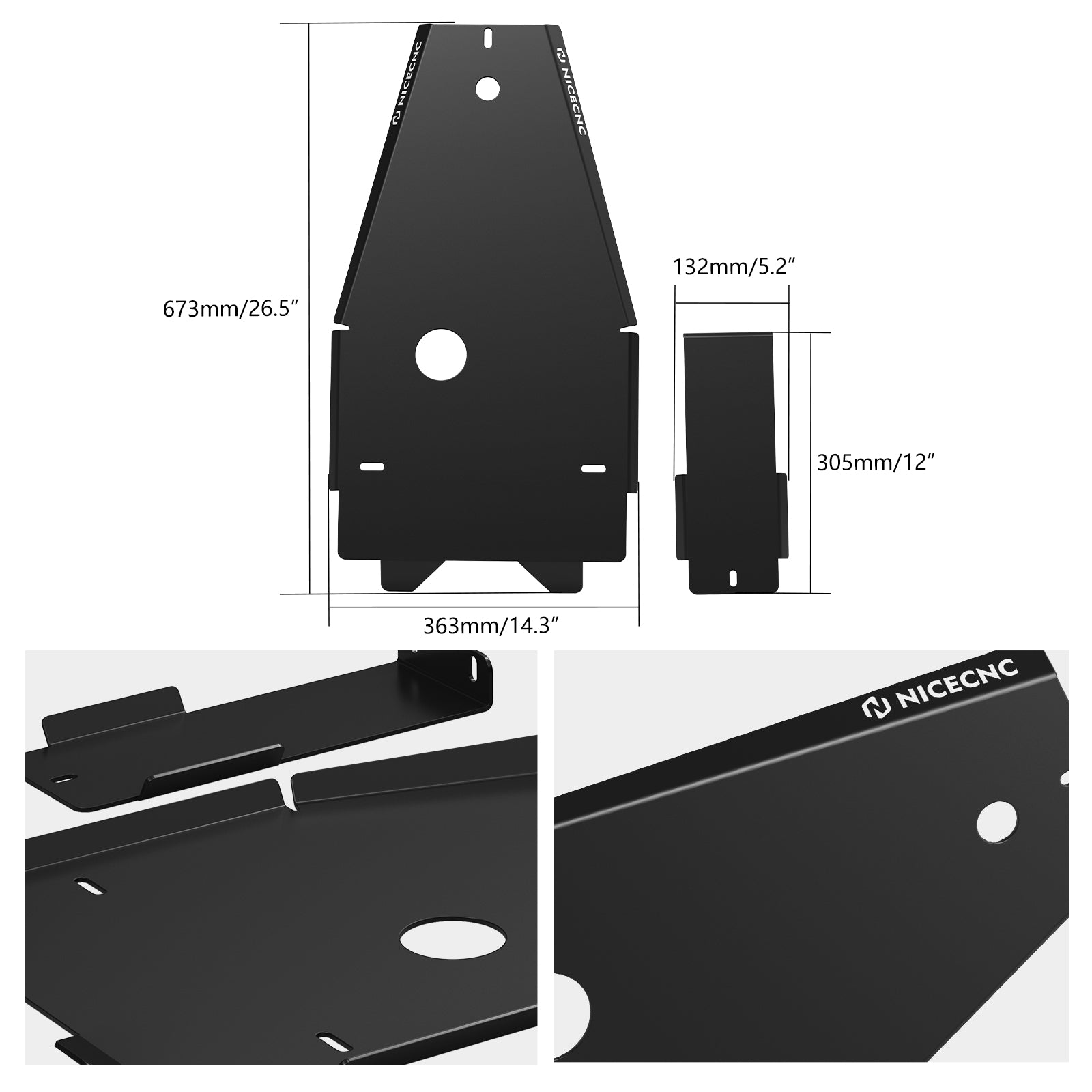 ATV Voller Chassis-Unterfahrschutz Für Yamaha Raptor 700 2006-2024
