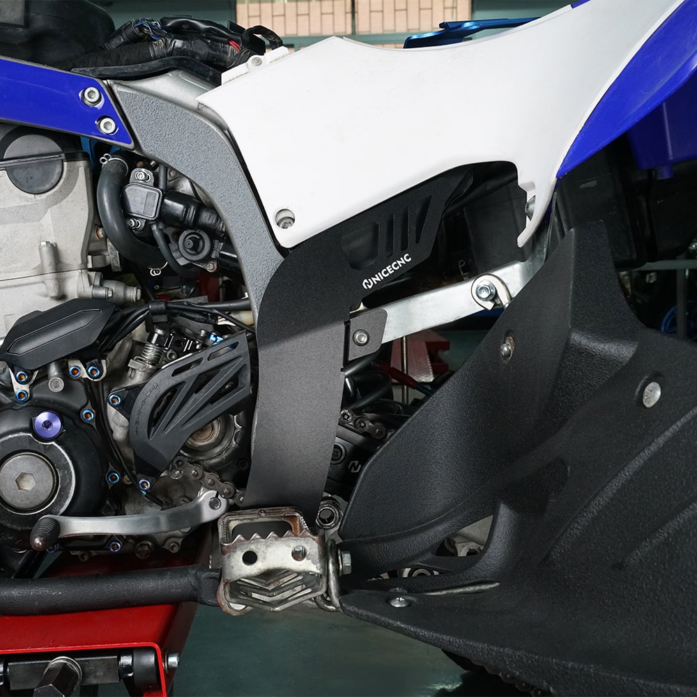 Links + Rechts Rahmen Wachen Schild Abdeckung Für Yamaha YFZ450R 2009-2023