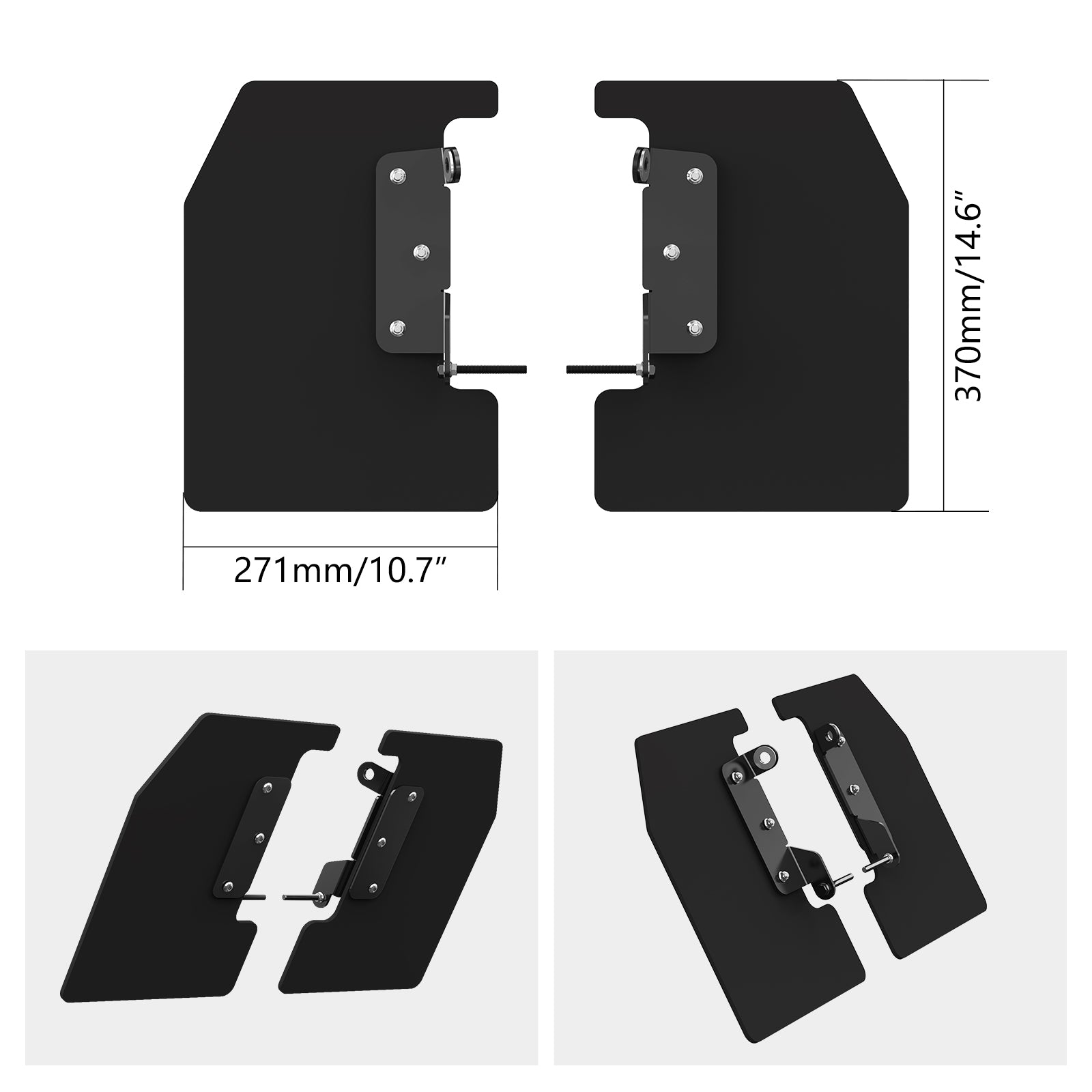 UTV Hinterrad Rock Deflector Kit Längslenker Schmutzfänger Für Can Am Maverick X3