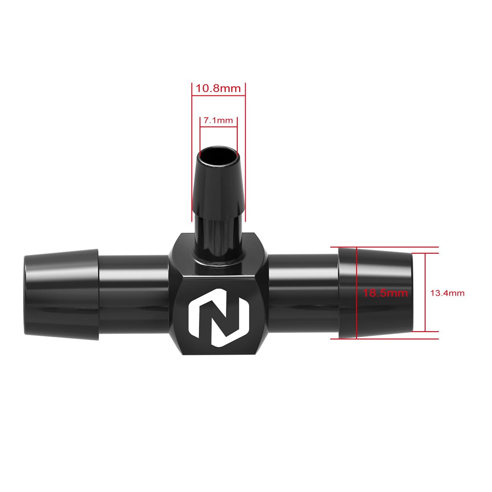 UTV Kühlung Rohr Linie Kühler Kühlmittel T Fitting Für Can-Am X3 2017-2023