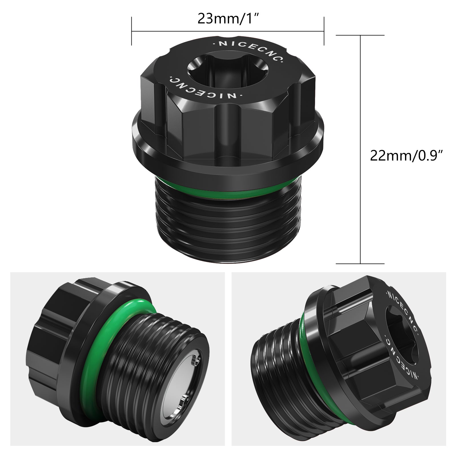 Vorne Hinten Differential Magnetische Öl Füllen Stecker Für Can-Am X3 Defender