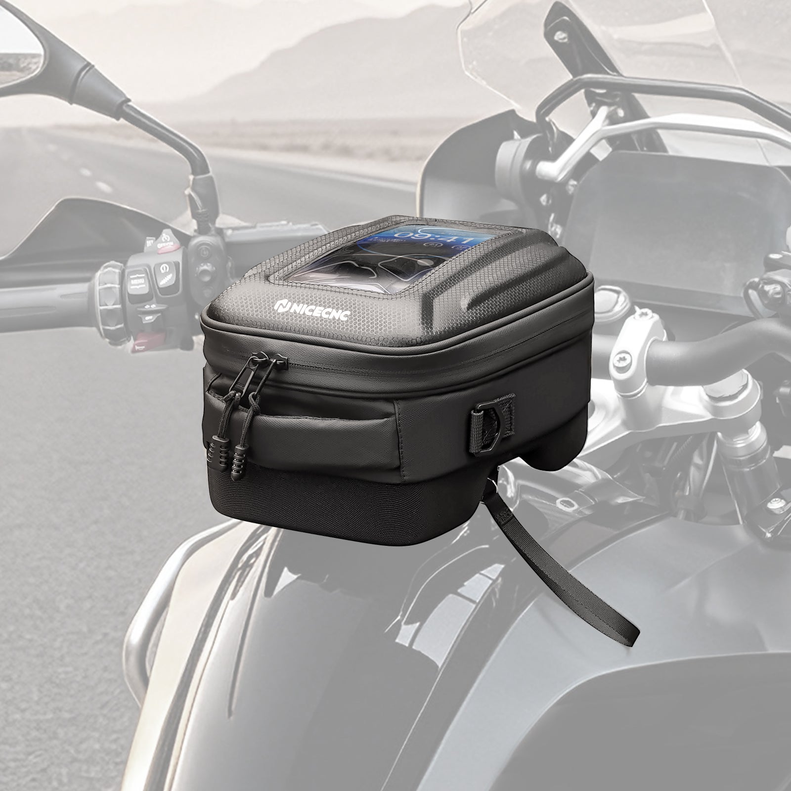 Schnellverschluss Motorrad Tanktasche für BMW R1250GS 2017-2024 – Push-Pull Verriegelung wasserdicht