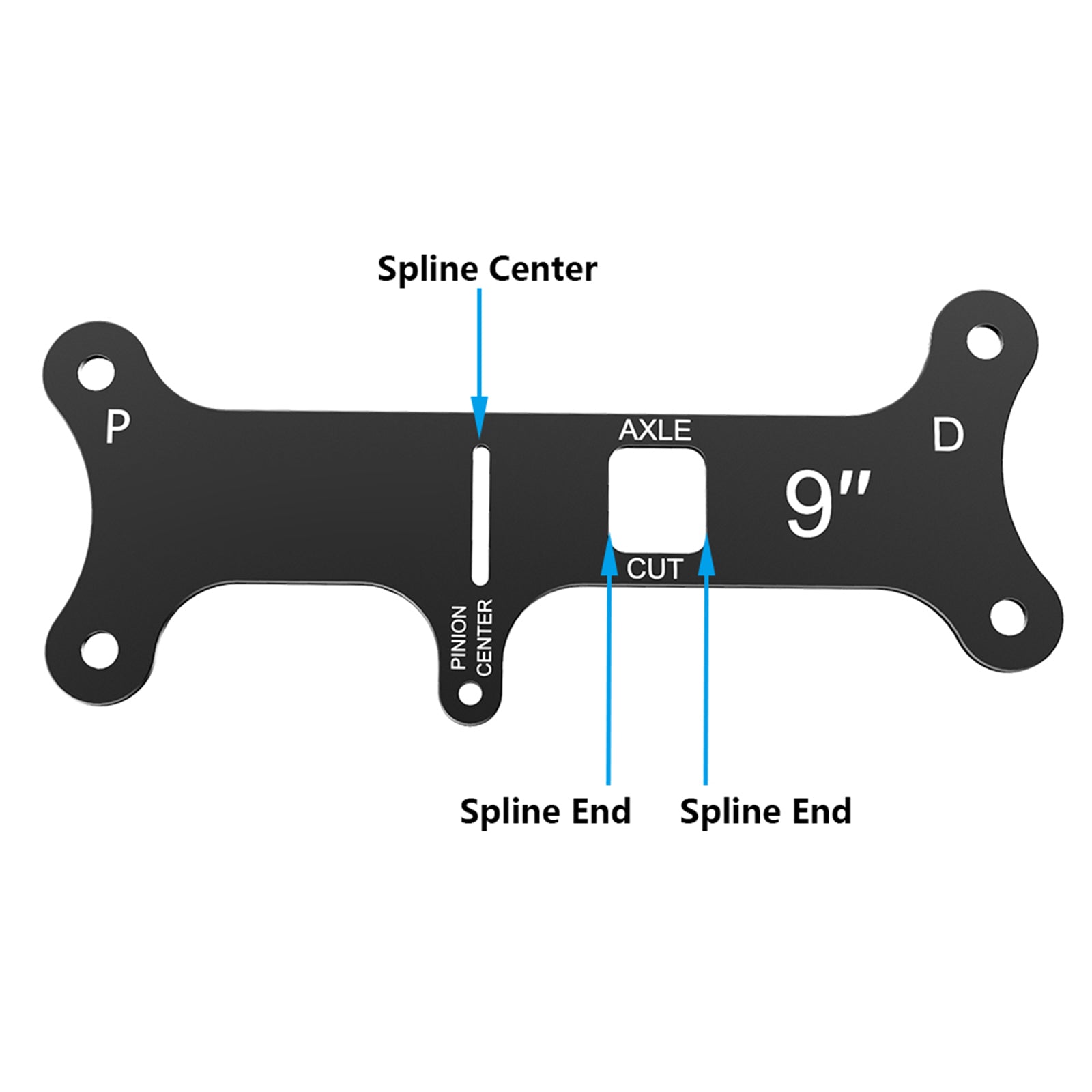 Aluminium 9 "Hinterachse Guide Rearend Ritzel Dogbone Werkzeug Leistung Für Ford