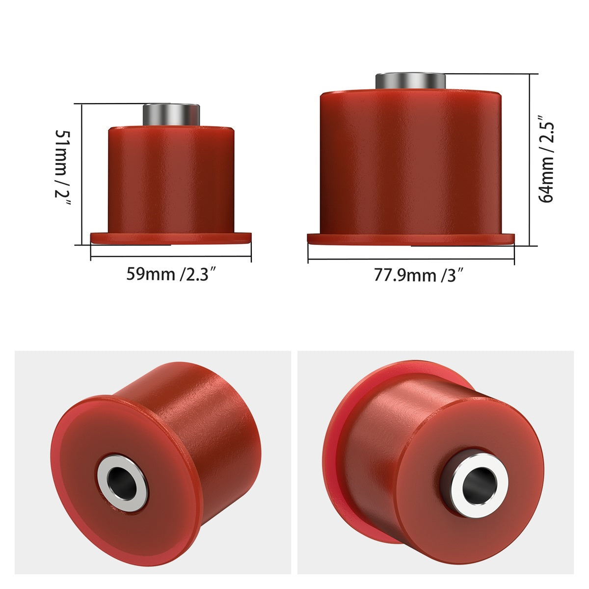 Polyurethan Differential Montieren Buchse Kit Für BMW E46 Z4 E85 X3 E83