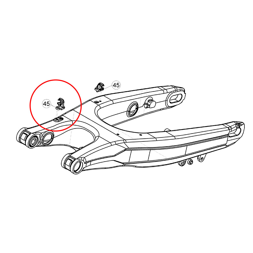 Hintere Bremsleitung Schlauchklemme für Beta RR 2T 4T Xtrainer