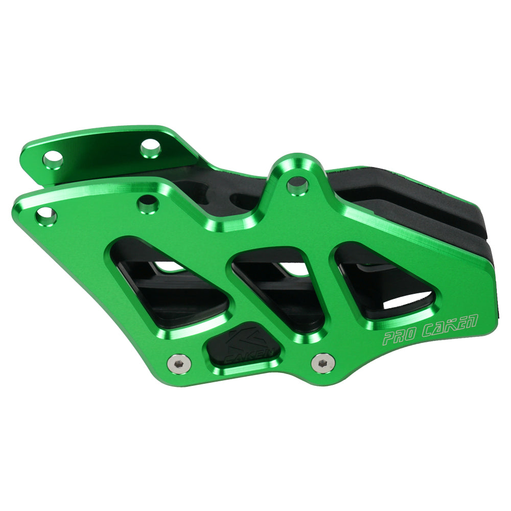 CNC Hinten Kette Leitfaden Wache Protector Slider Für Kawasaki KLX450R 2011-2014 Grün