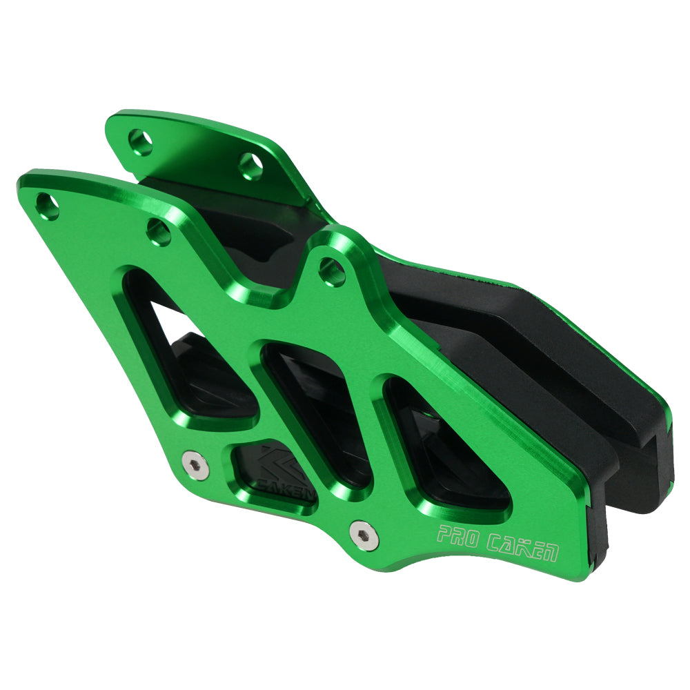 CNC Hinten Kette Leitfaden Wache Protector Slider Für Kawasaki KLX450R 2011-2014 Grün