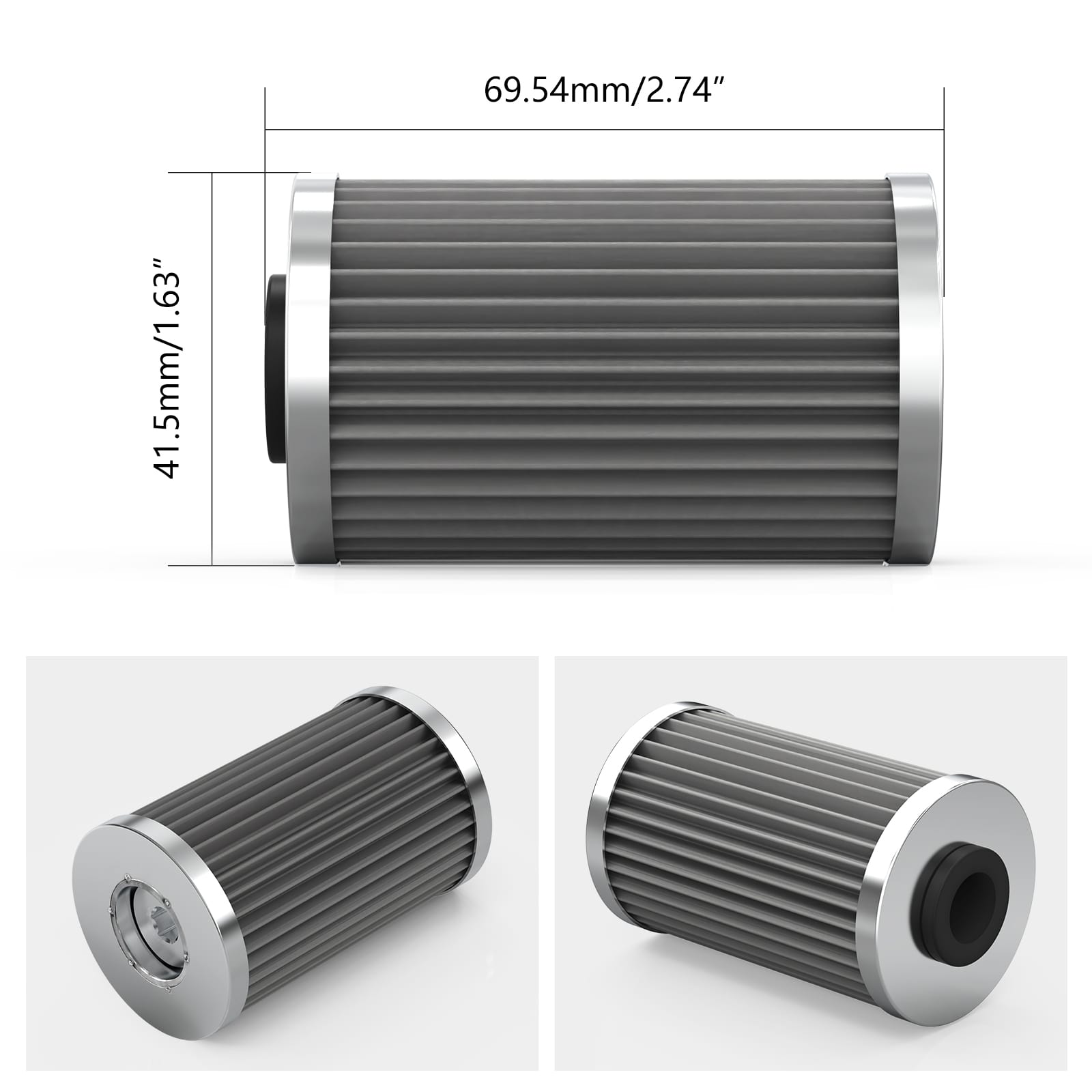 Edelstahl Magnetischer Ölfilter für Husqvarna 701 Enduro/Supermoto 2016-2023